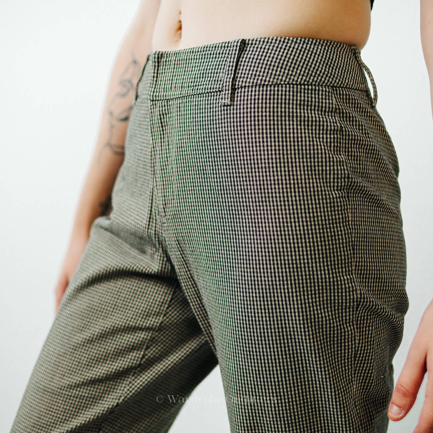 Lizwear Liz Claiborne Gingham Checker Plaid Trouser Pants - 6