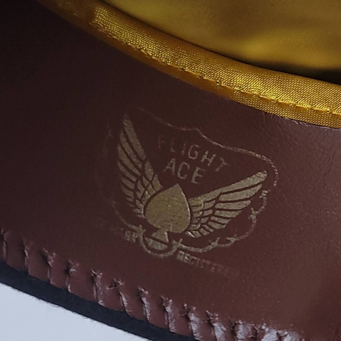 Vintage 70s Flight Ace Fur Felt Military Hat