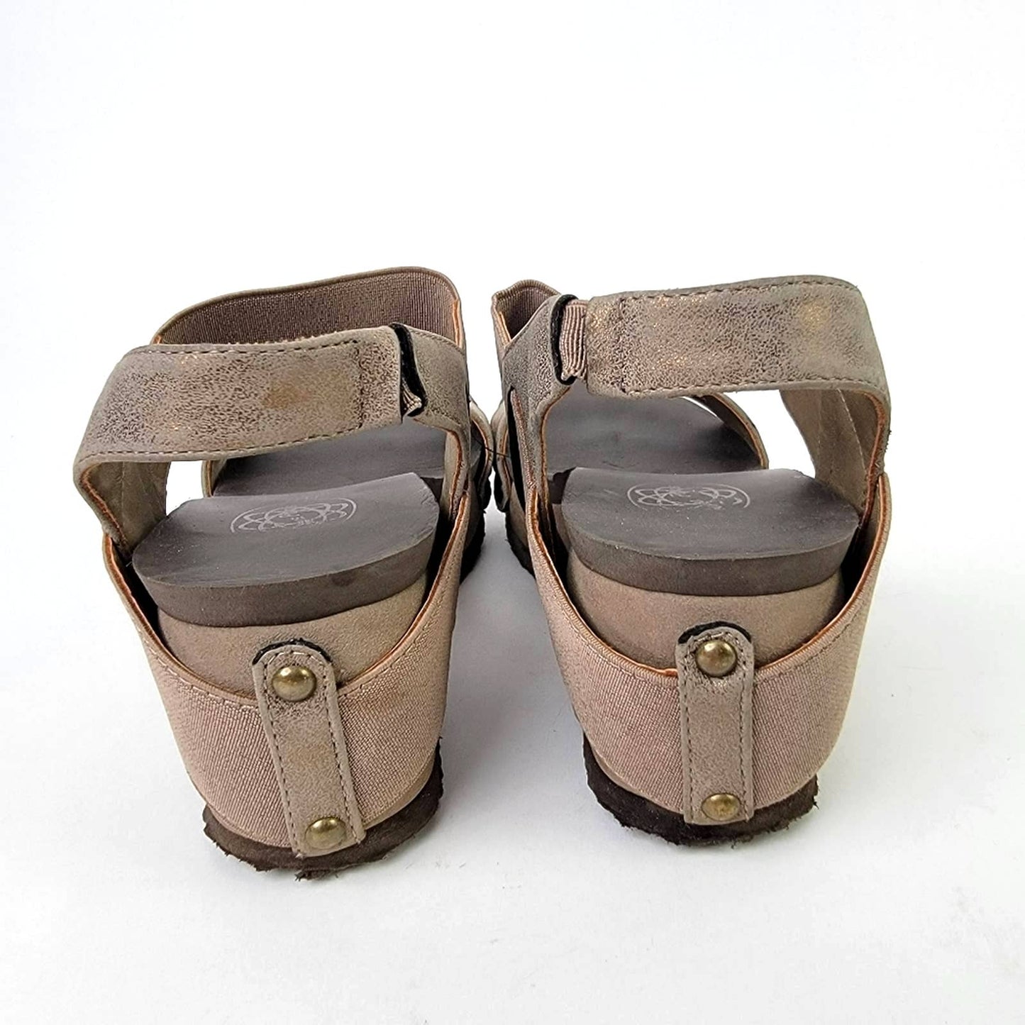 Hokus Pokus Tala Chunky Platform Strappy Wedge Heel Sandals - 6.5