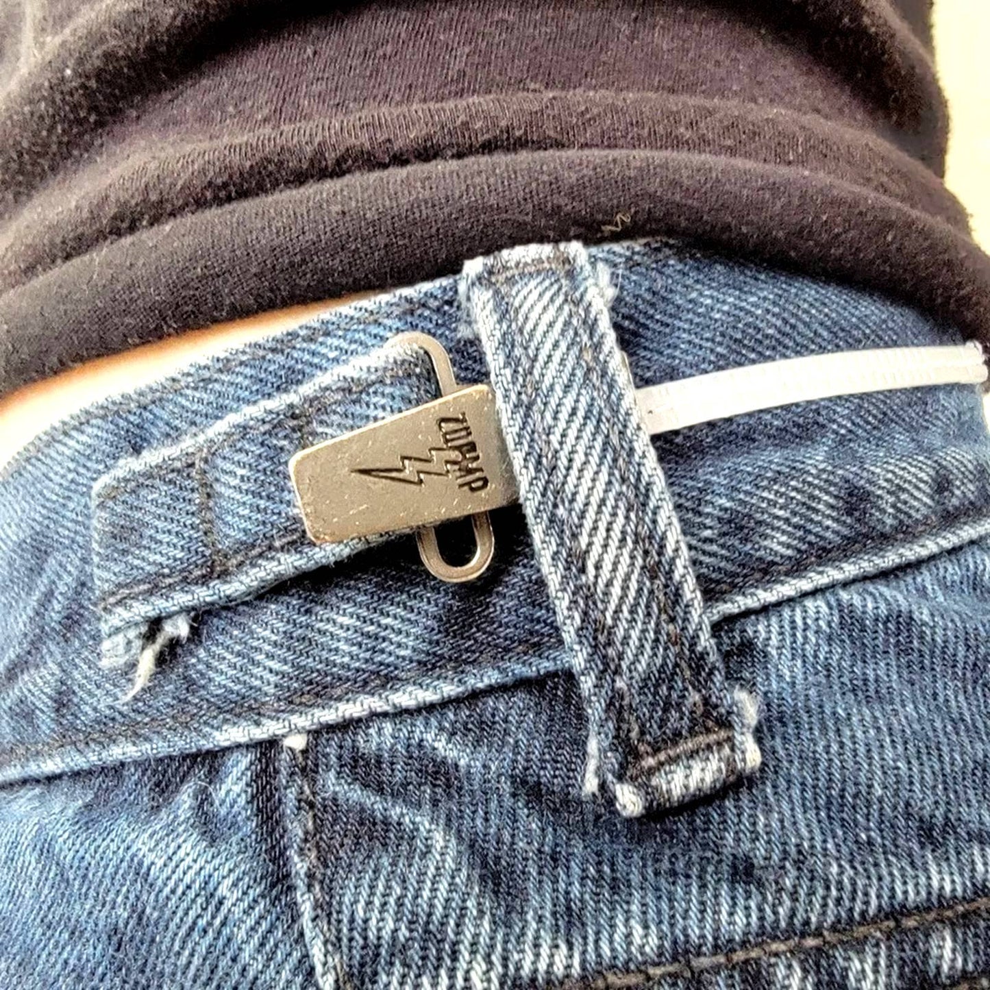 ⚡️ZOOMP⚡️ Vintage Y2k Aesthetics High Rise Raw Hem Denim Jeans - 6