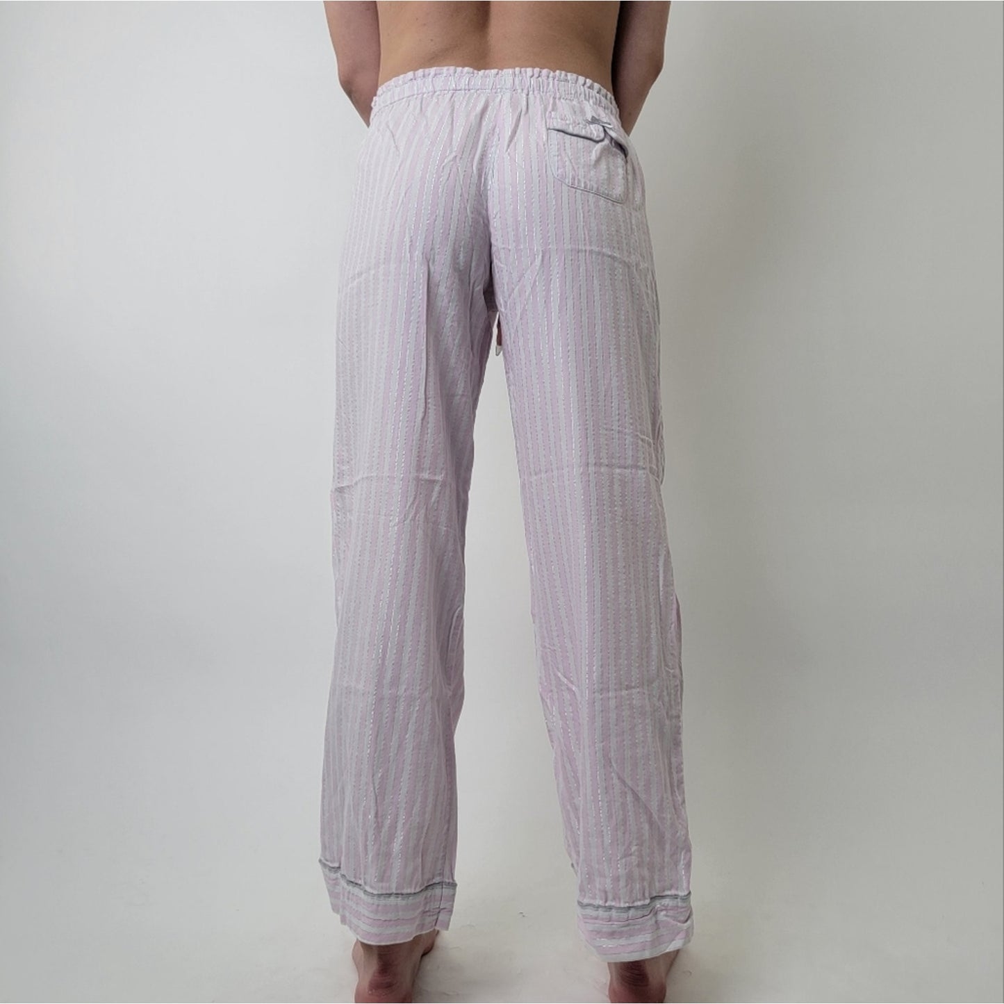 Victoria's Secret Blush Pink Striped Sleep Pants - M