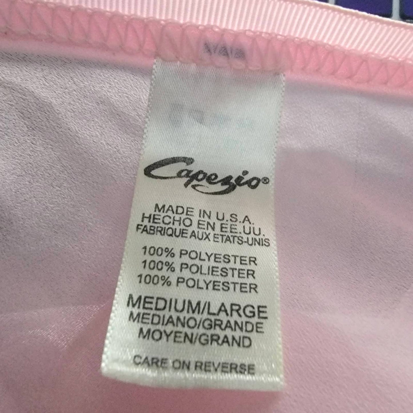 Vintage 90s Pink Capezio Studio Collection Ballerina Ballet Wrap Skirt Dancewear