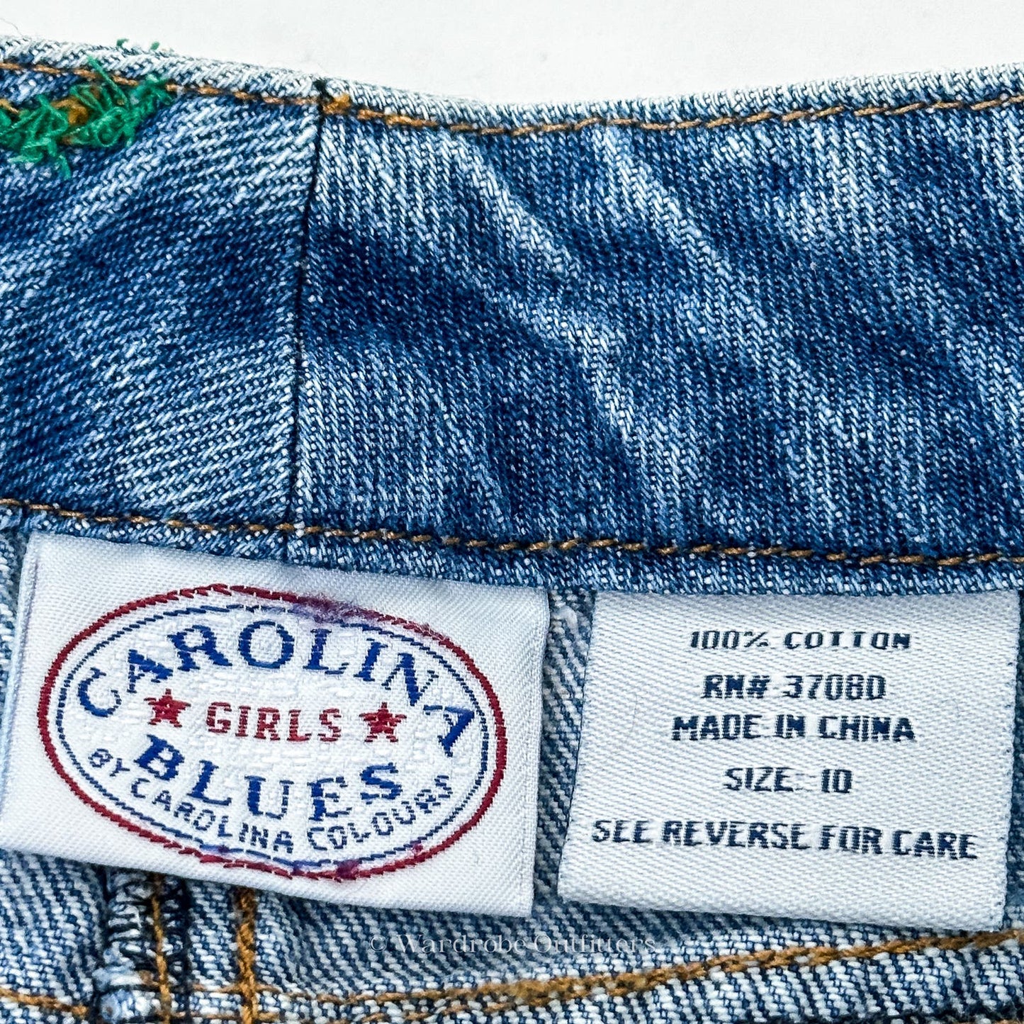 Vintage Y2K Carolina Blues Girls Sequin Skirt