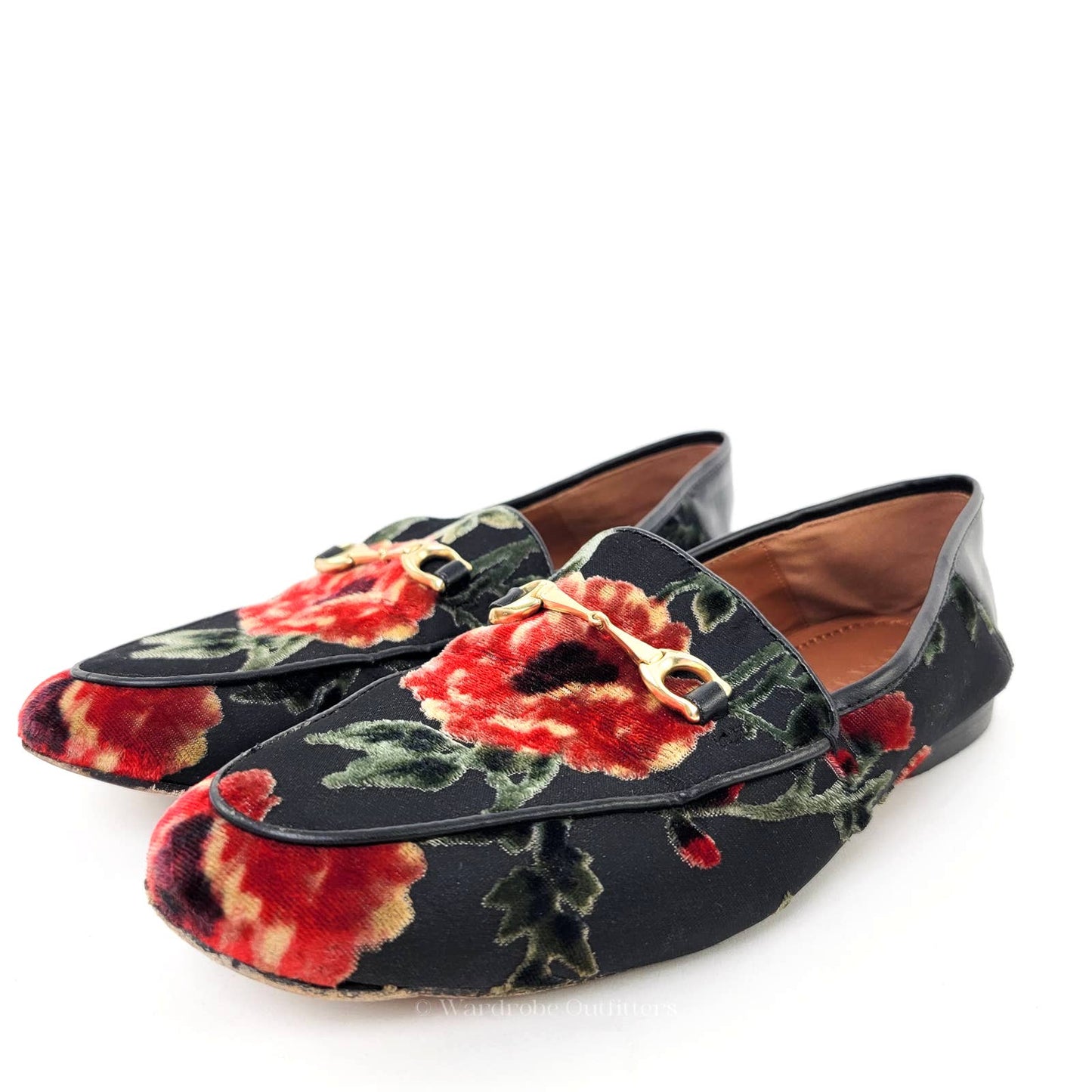 Coach Haley Floral Jacquard Slip On Loafers - 7.5