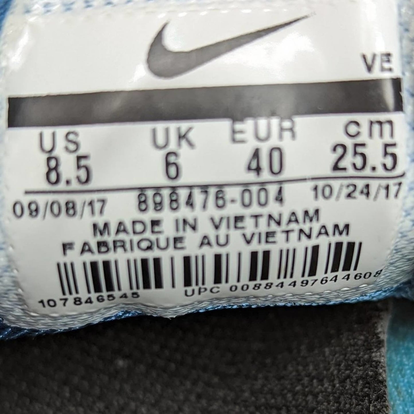 Nike Flex 2017 RN Athletic Sneakers - 8.5