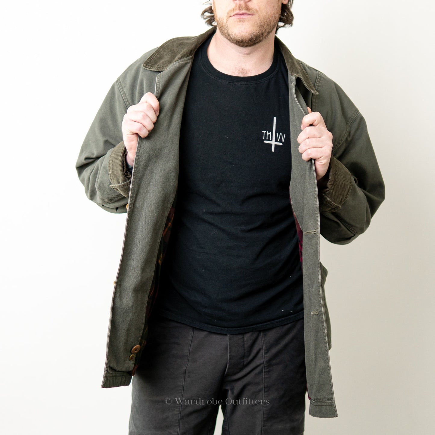 Vintage 90s L.L. Bean Canvas Forest Green Barn Jacket - XL