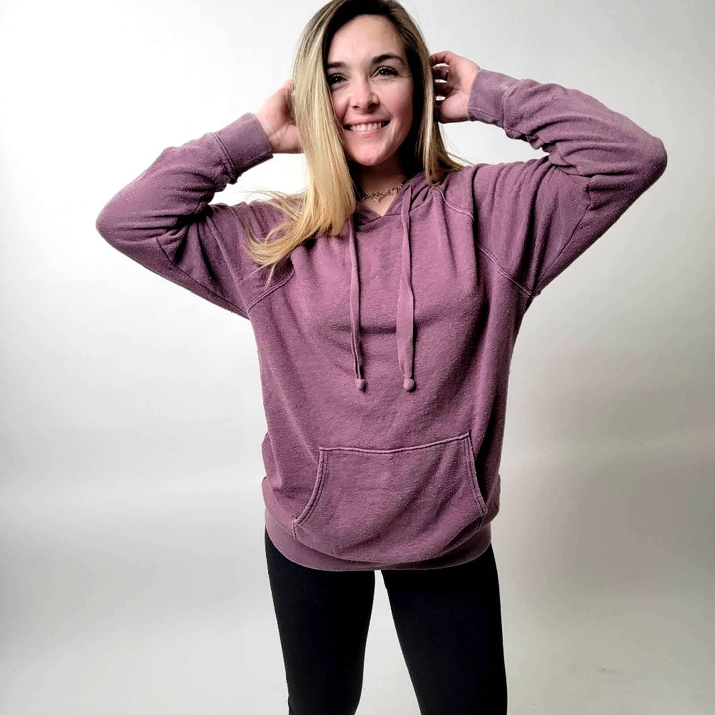American Eagle Plum Hoodie - S