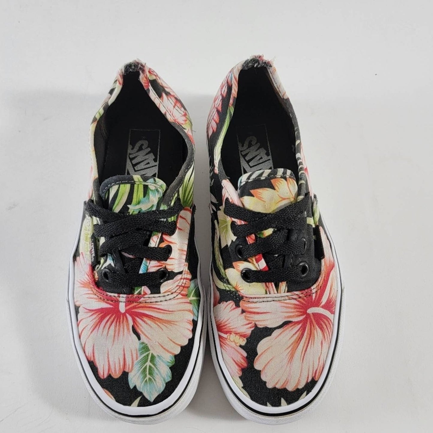 Vans Floral Palm Decay Lace Up Shoes Low Top - 7