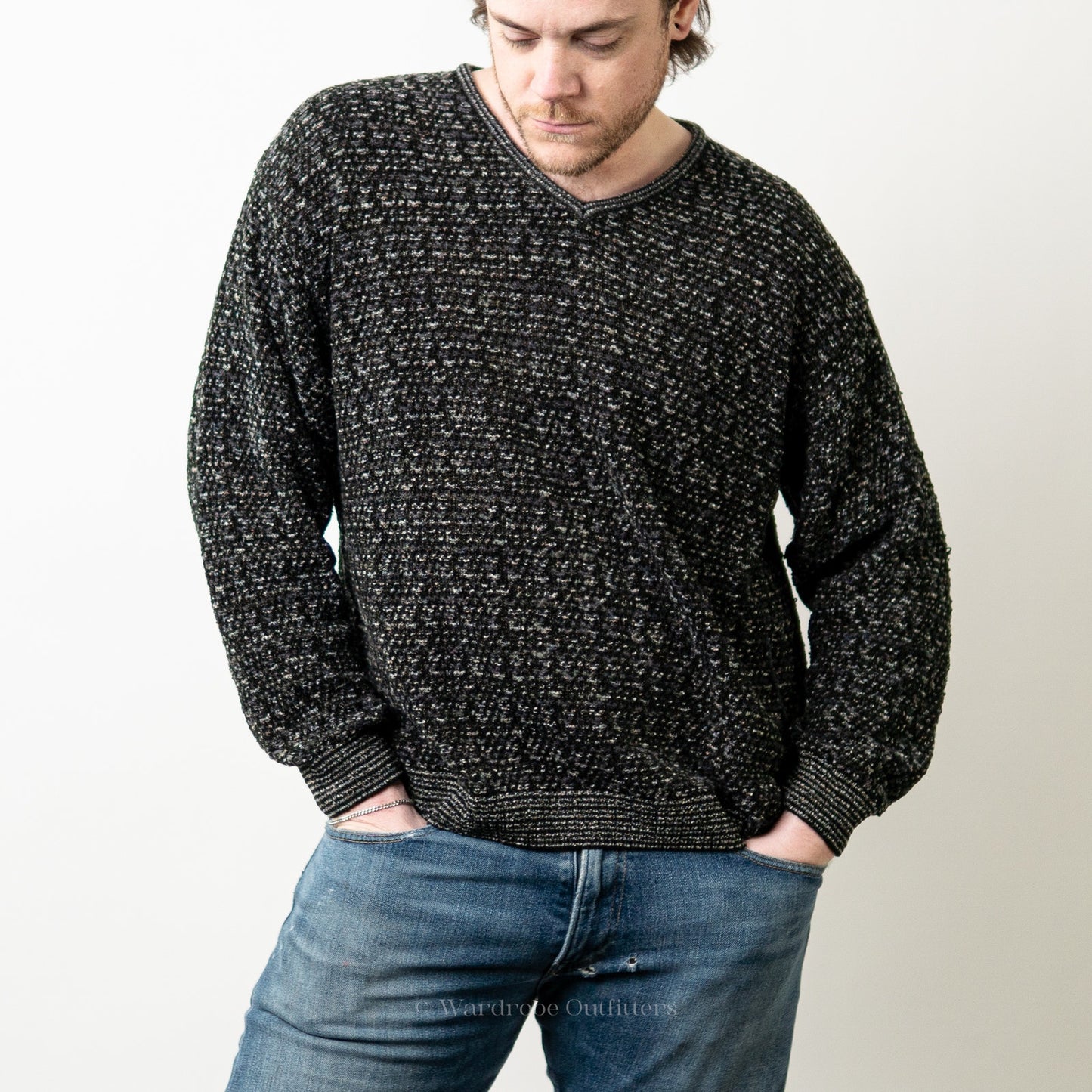 Ermenegildo Zegna V-Neck Knit Sweater - XL