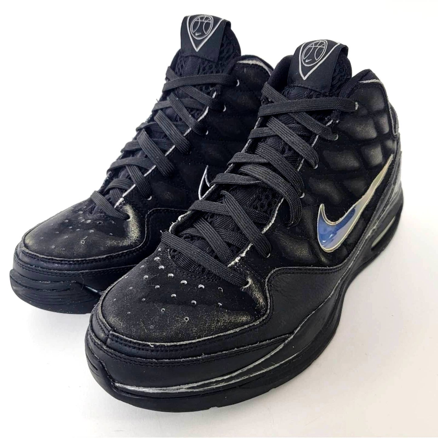 Nike Black & Blue Chip Basketball Shoes - 8.5/10
