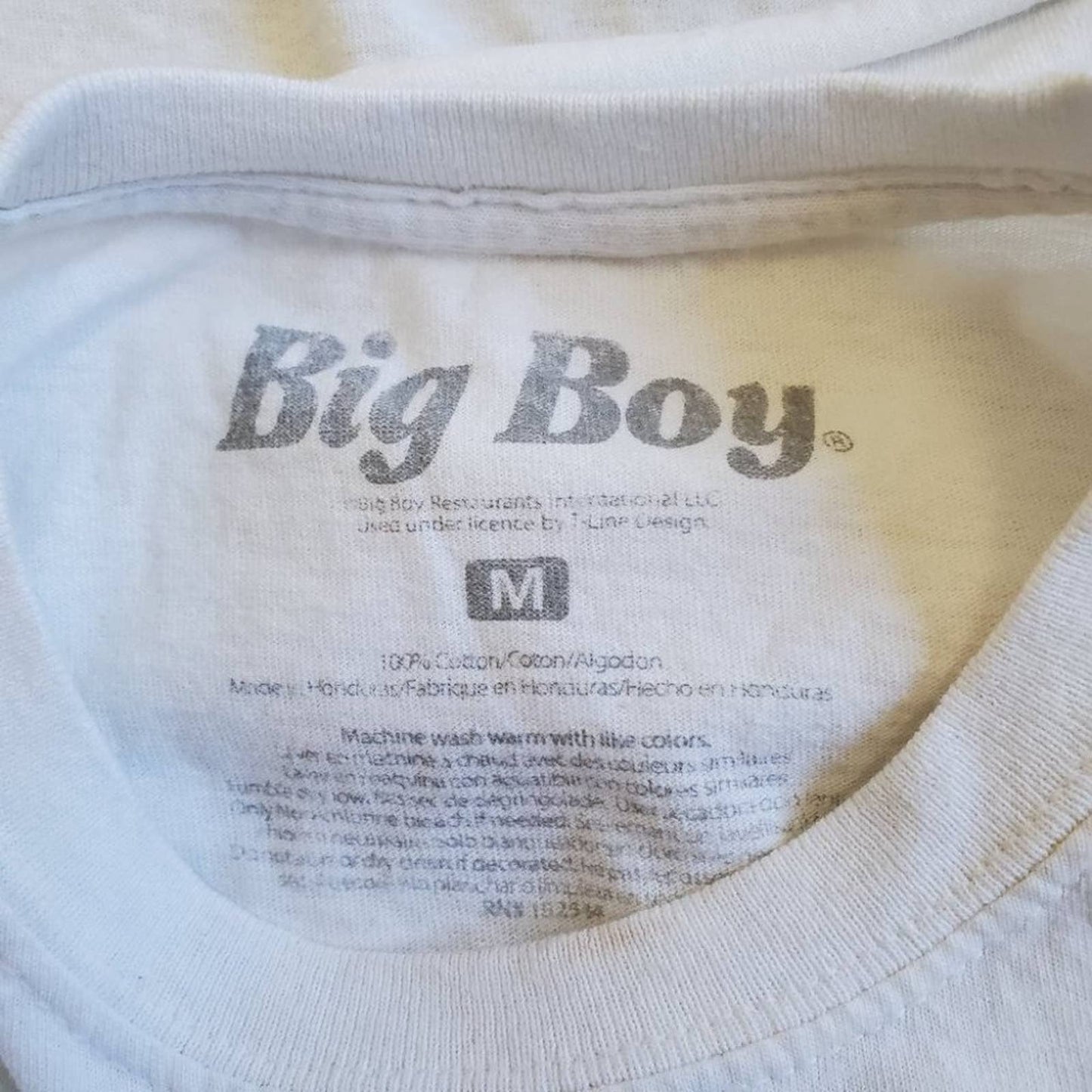 Bob's Big Boy Crop Top Tee Shirt - M