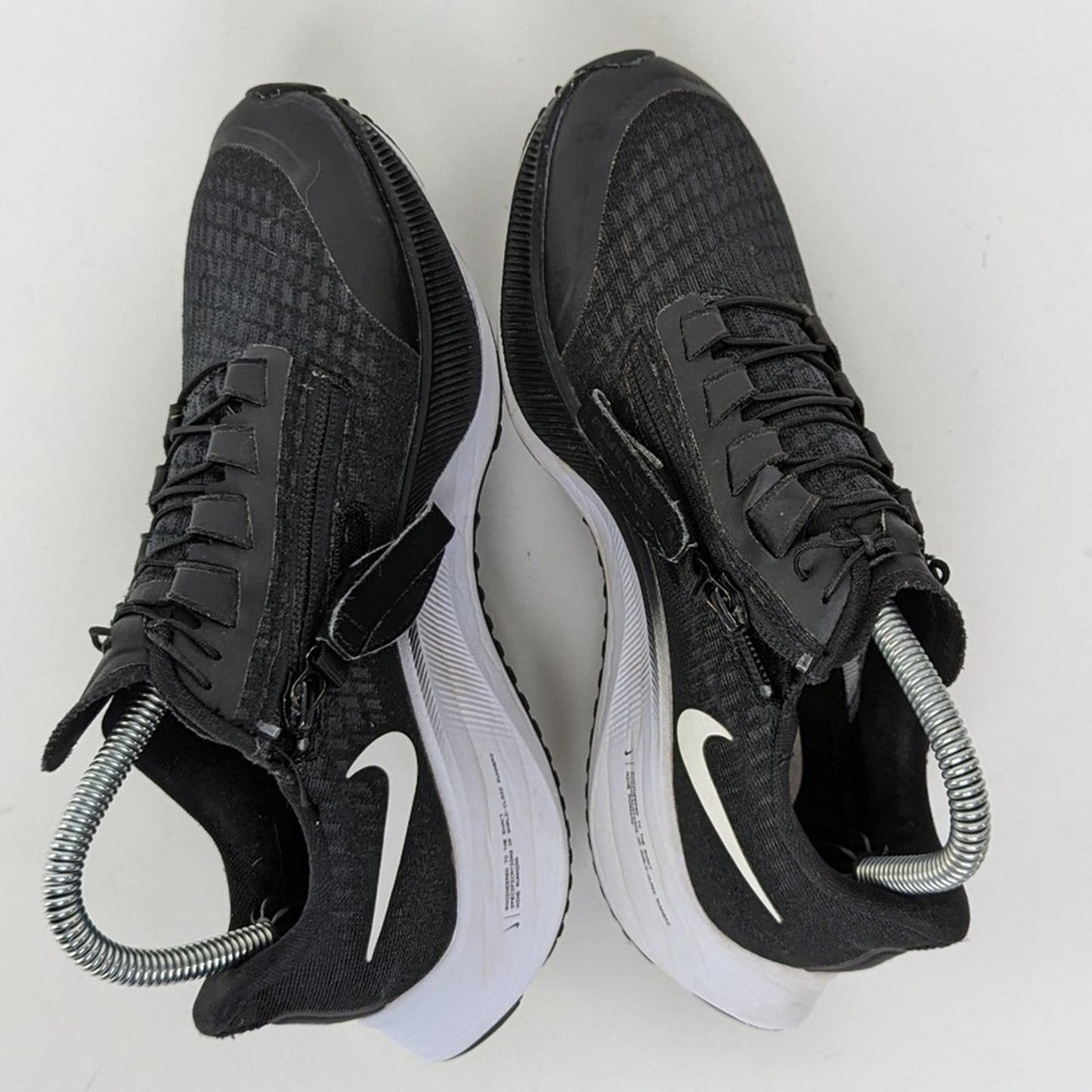Nike Air Zoom Pegasus 37 FlyEase 'Black White' - 7
