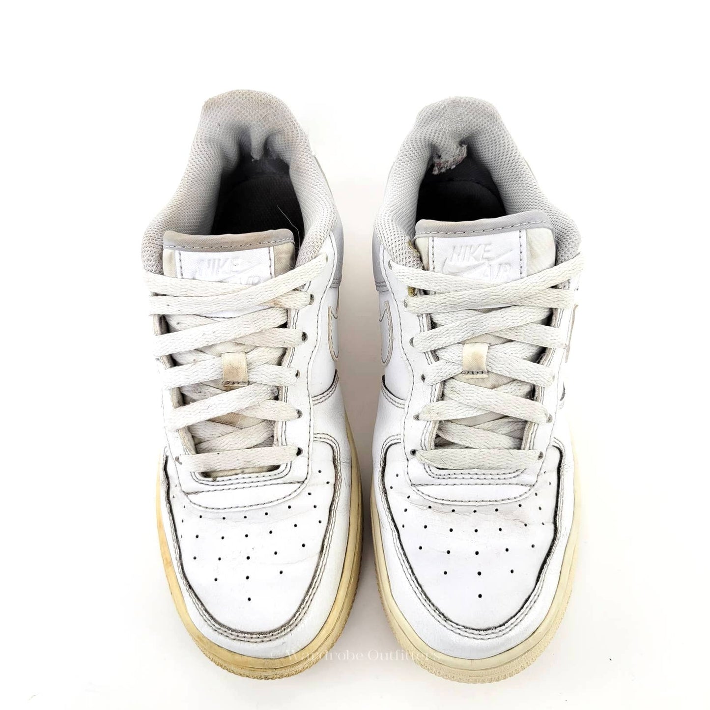 NIKE AF1 Air Force 1 Low GS 'White Vast Grey' - 7