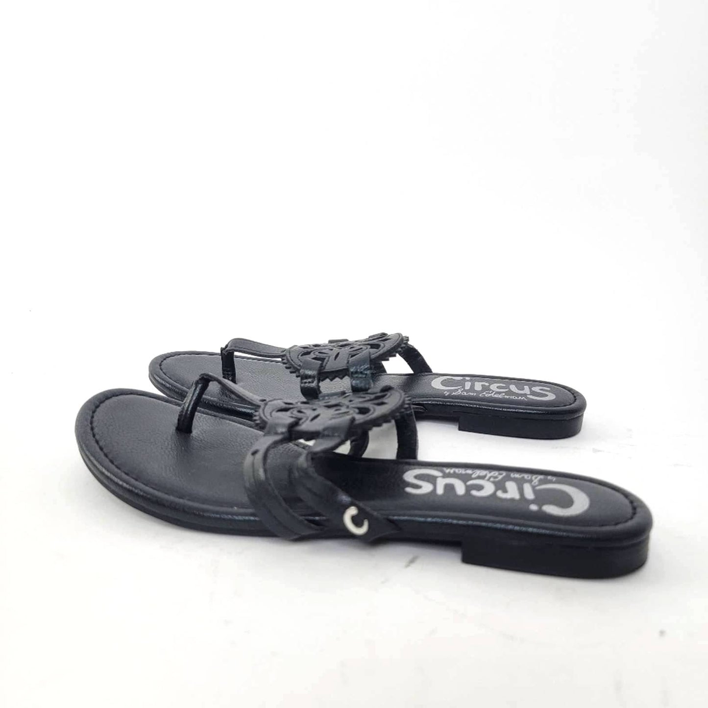 Circus by Sam Edelman Canyon Black Flip Flop Sandals - 7.5