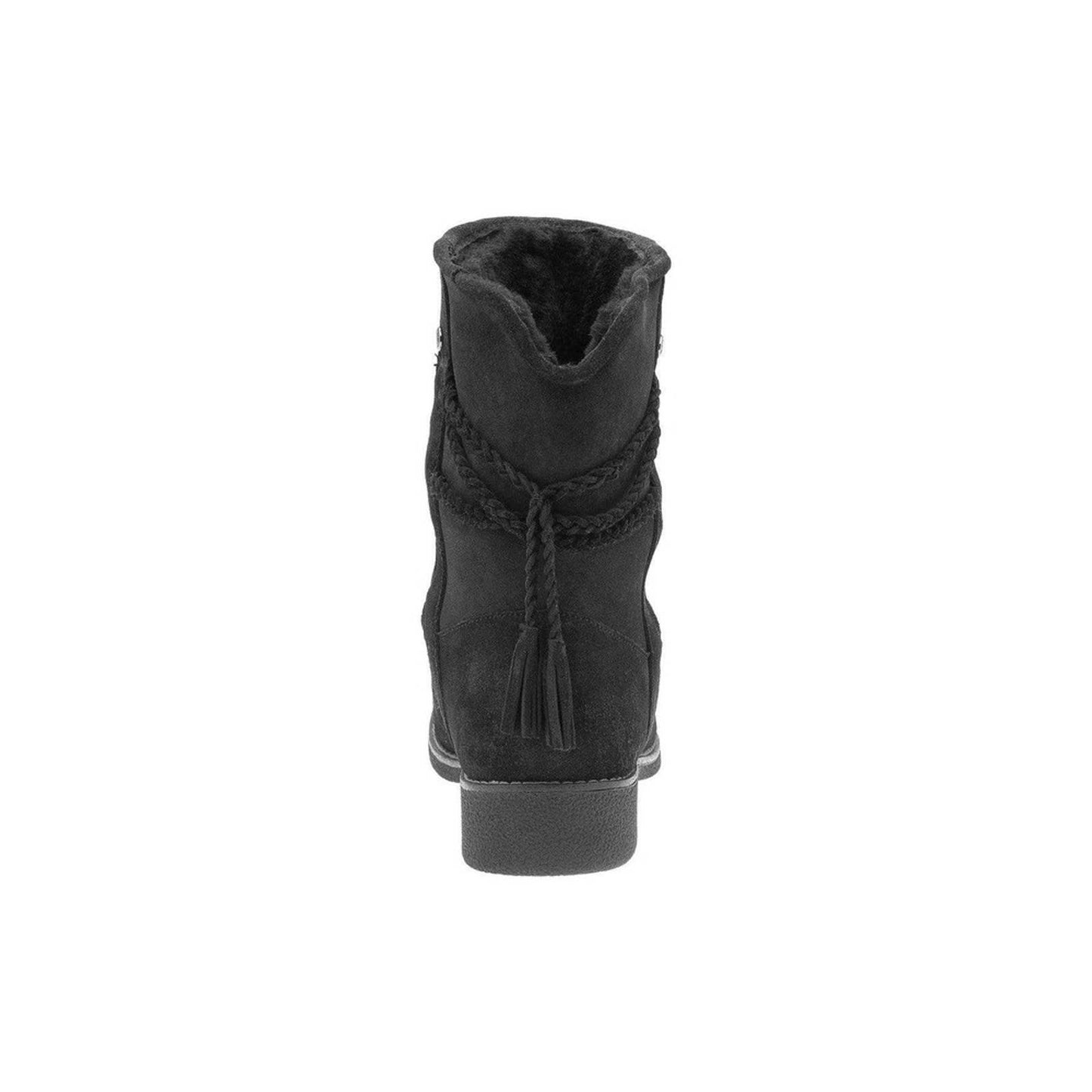 NWT abeo Pro Blaine Black Suede Sheep Sheerling Winter Boots