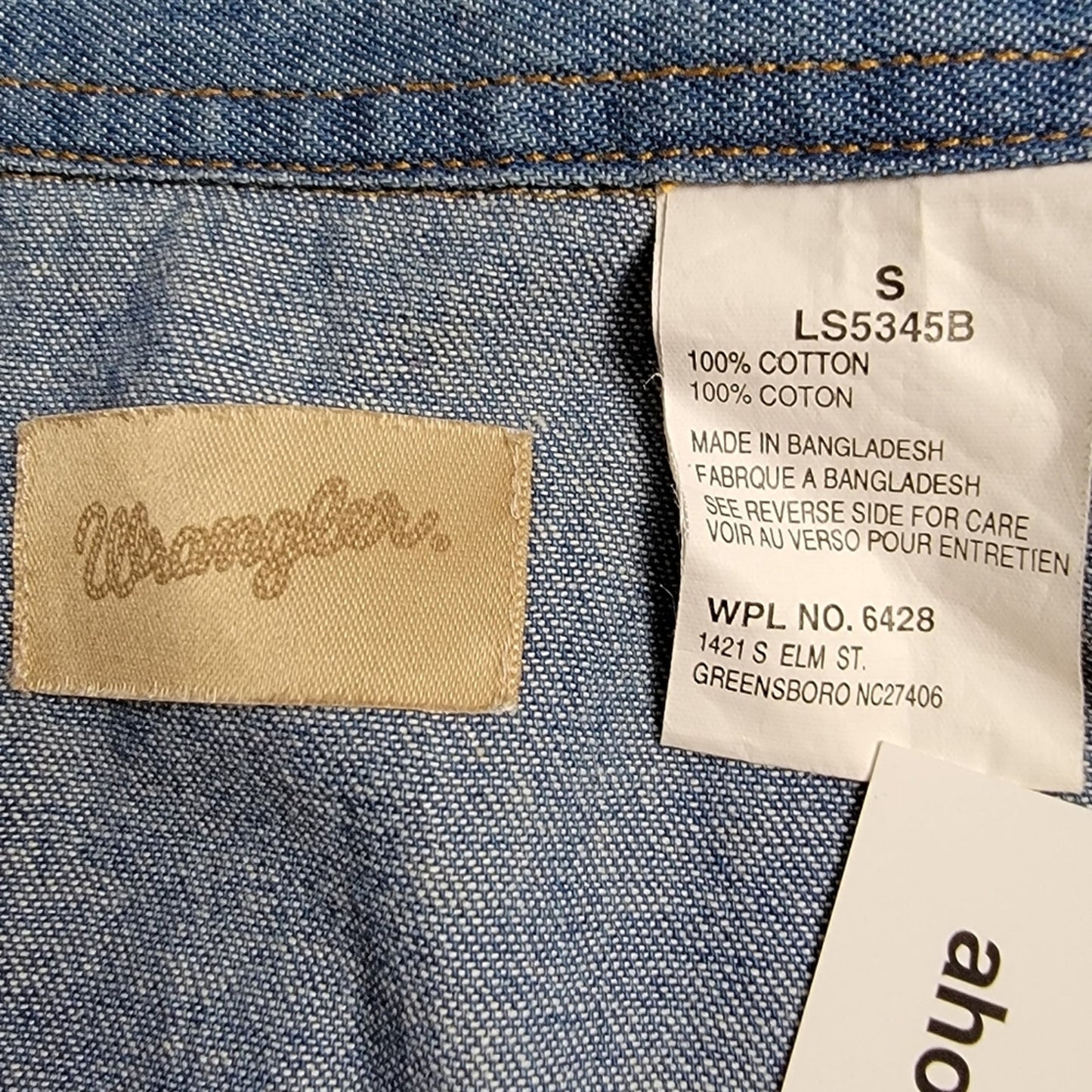 NEW 70's Western Wrangler Denim Pearl Snap Crop Tie Front Vest