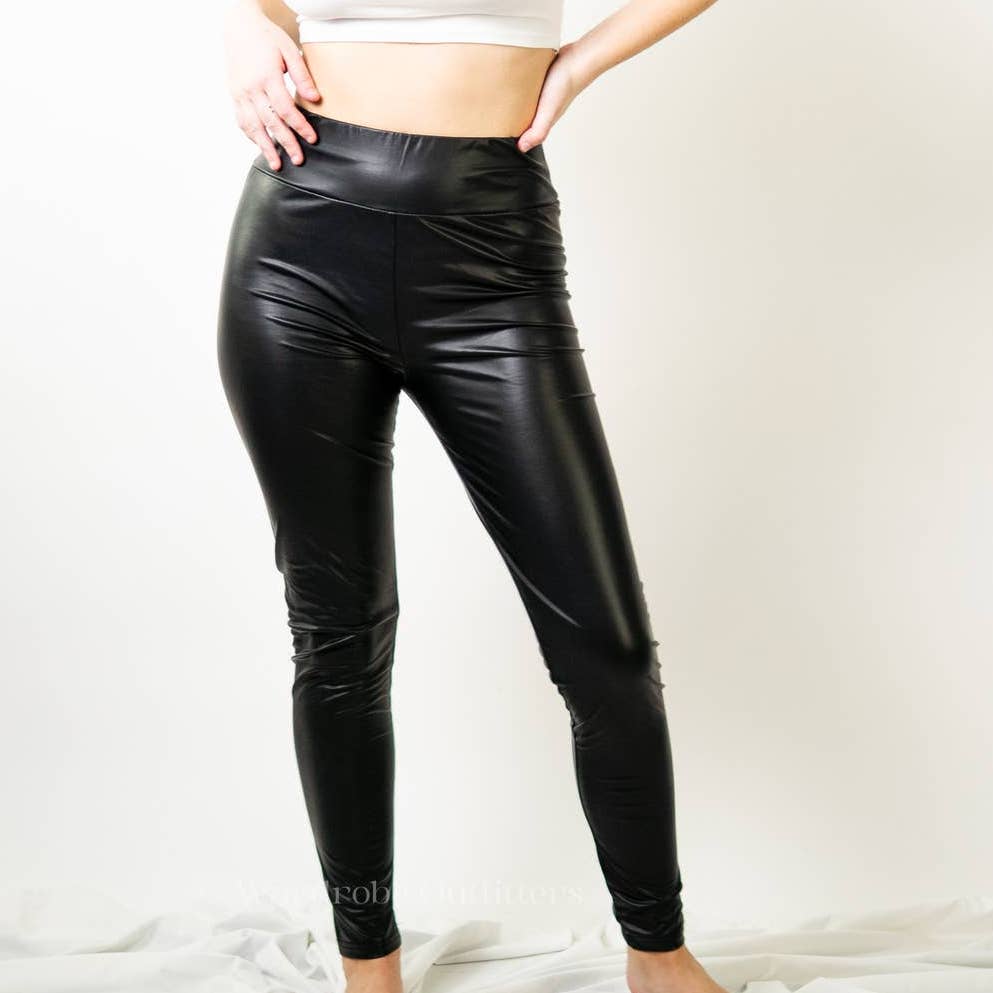 Black Poly Leggings
