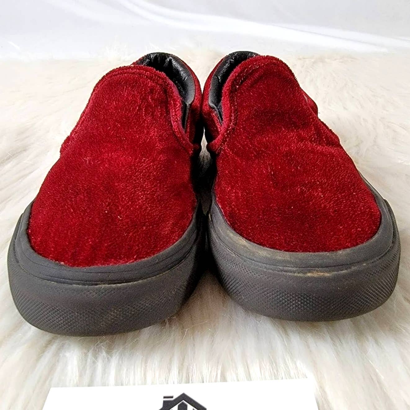 Vans Classic Slip-on Velvet Oxblood/Black Gum - 5