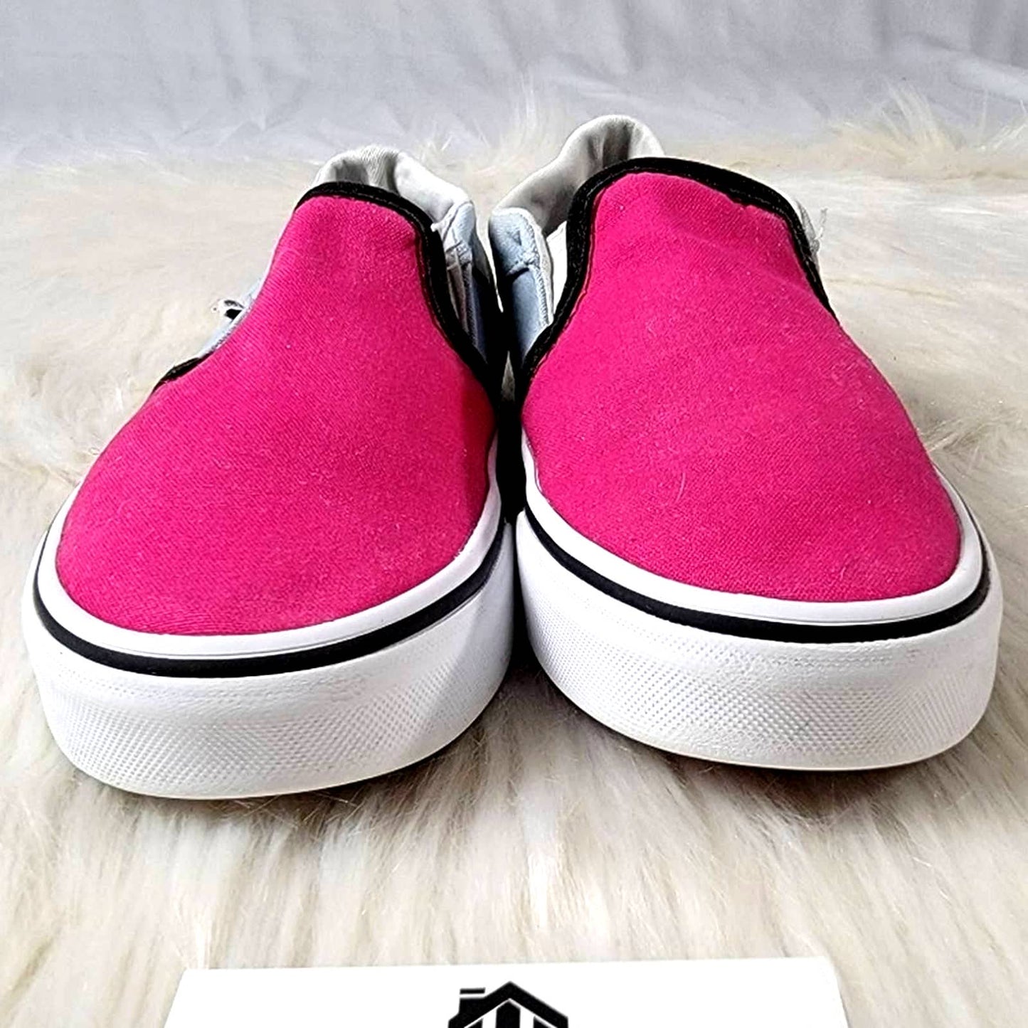 Vans Retro Neon Color Block Slip On Sneakers - 7