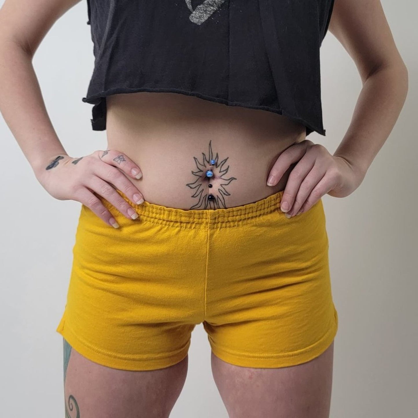 Varsity Yellow Sports Shorts - S