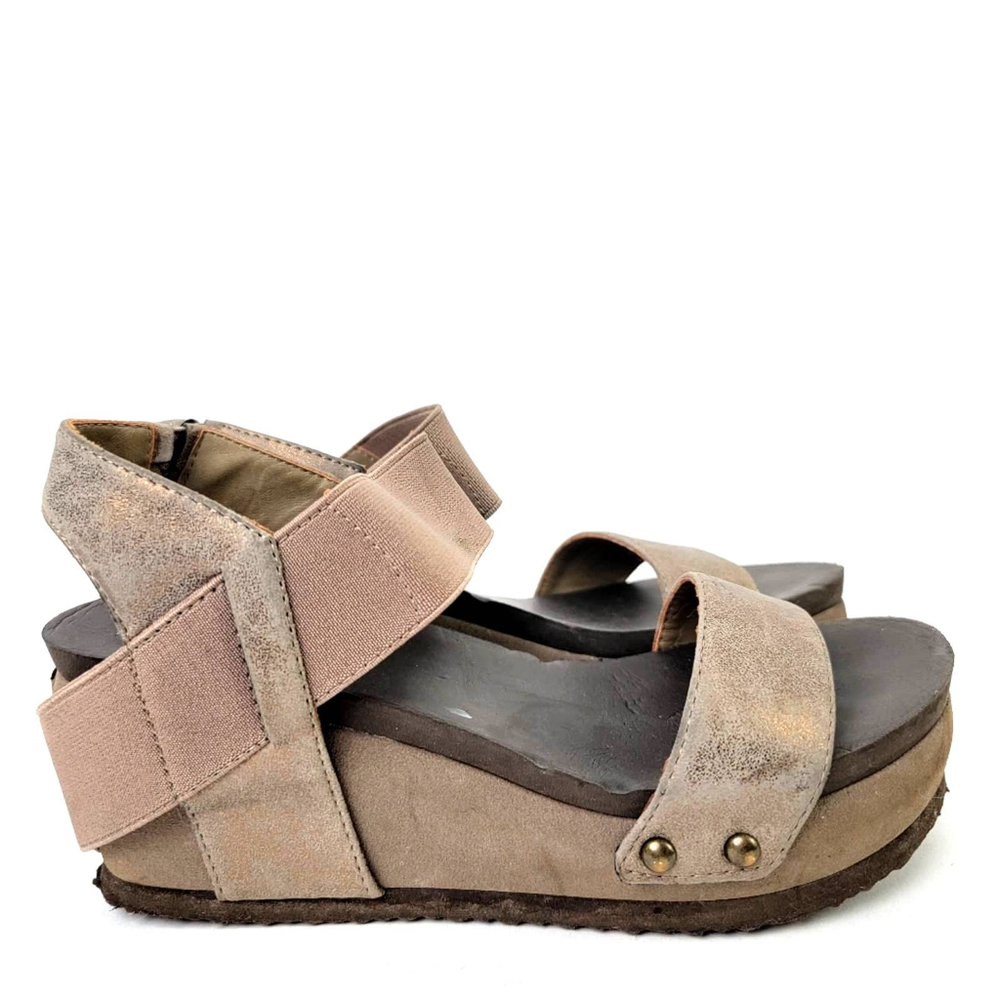 Hokus Pokus Tala Chunky Platform Strappy Wedge Heel Sandals - 6.5