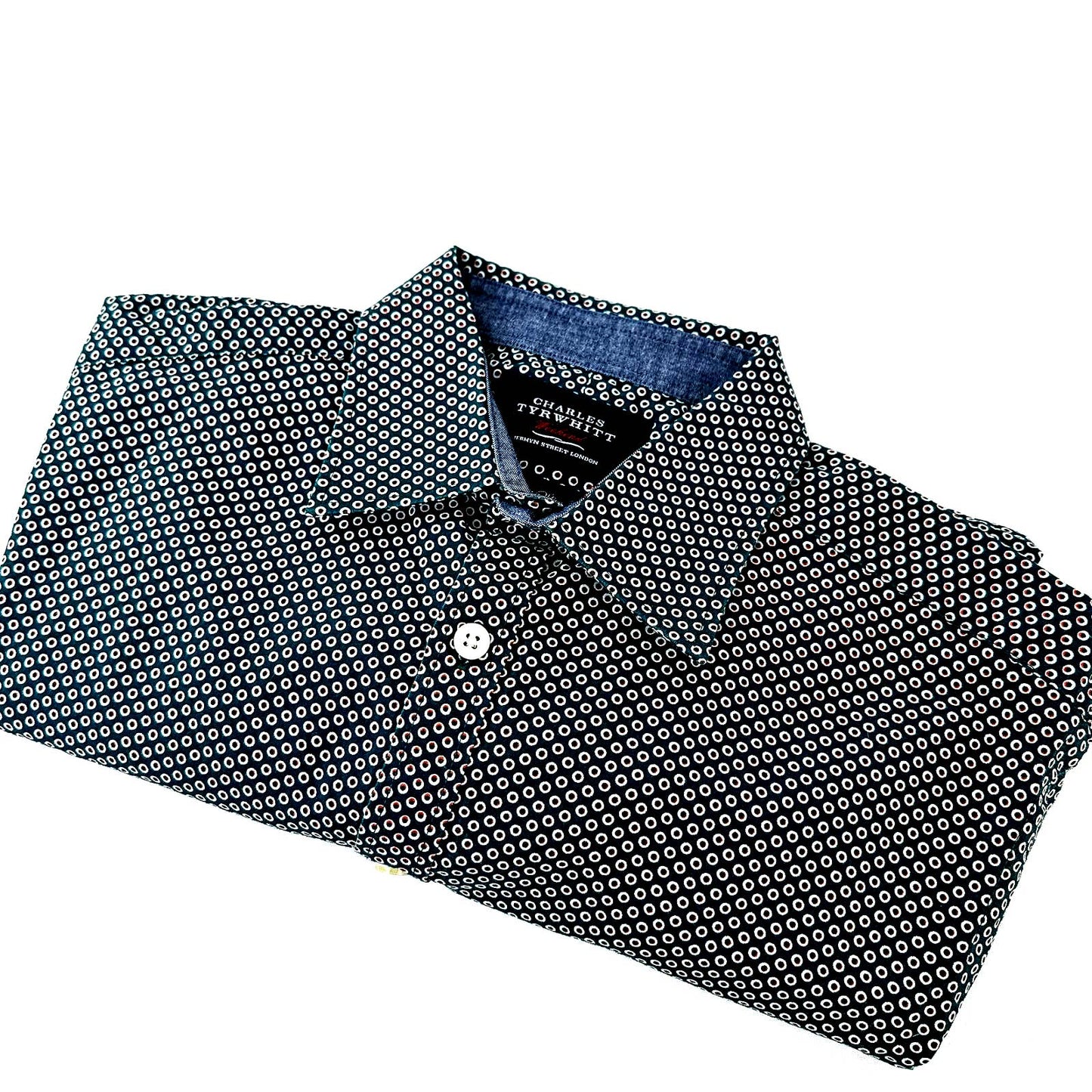 Charles Tyrwhitt Weekend Extra Slim Fit Button-Down Collar Emerald Green
