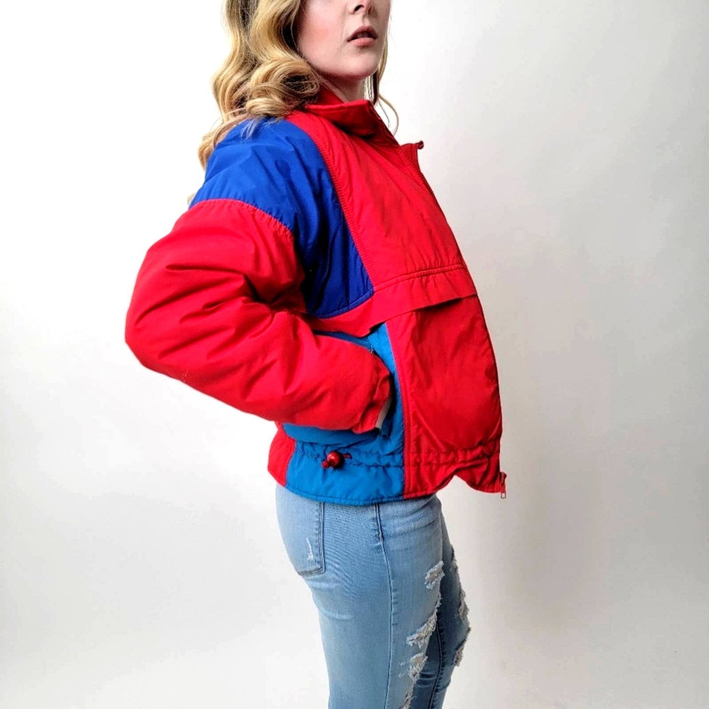 Vintage 90s Roffe Puffer Ski Jacket - M