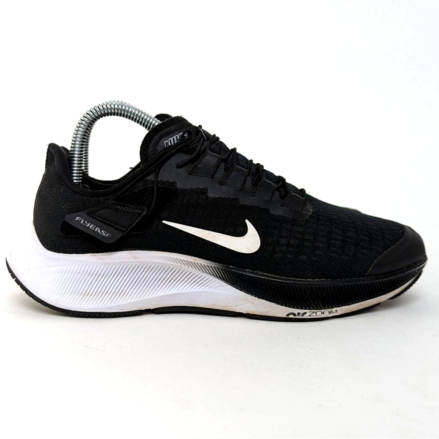 Nike Air Zoom Pegasus 37 FlyEase 'Black White' - 7