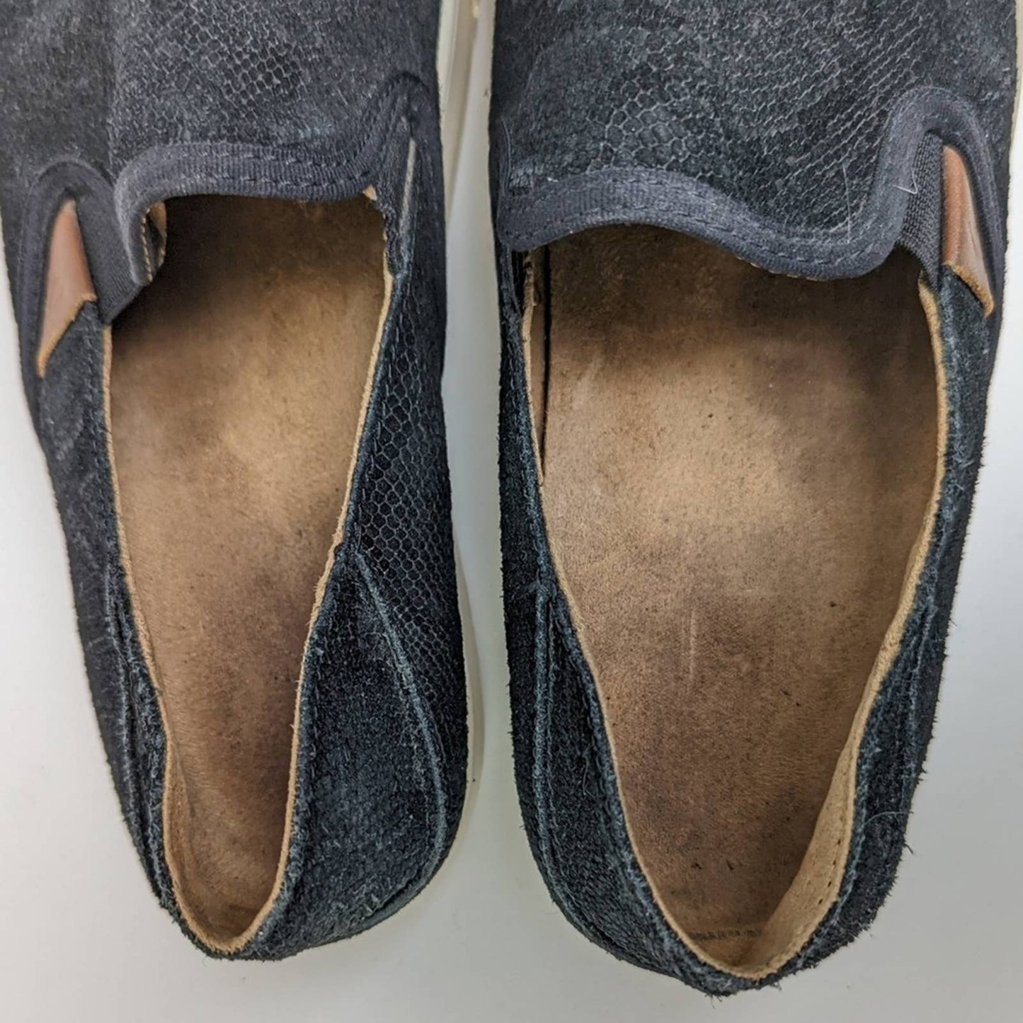 OluKai Pehuea Leather Slip On Loafer Flats - 7.5