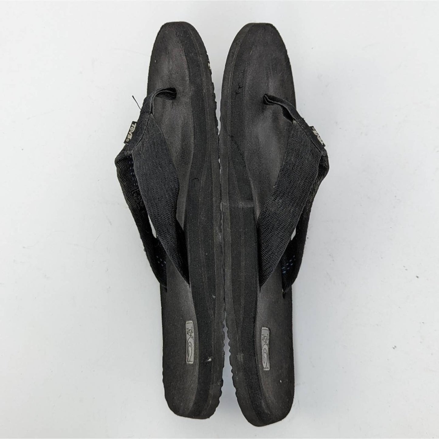 Teva Black Mush II Flip Flop Sandals - 11