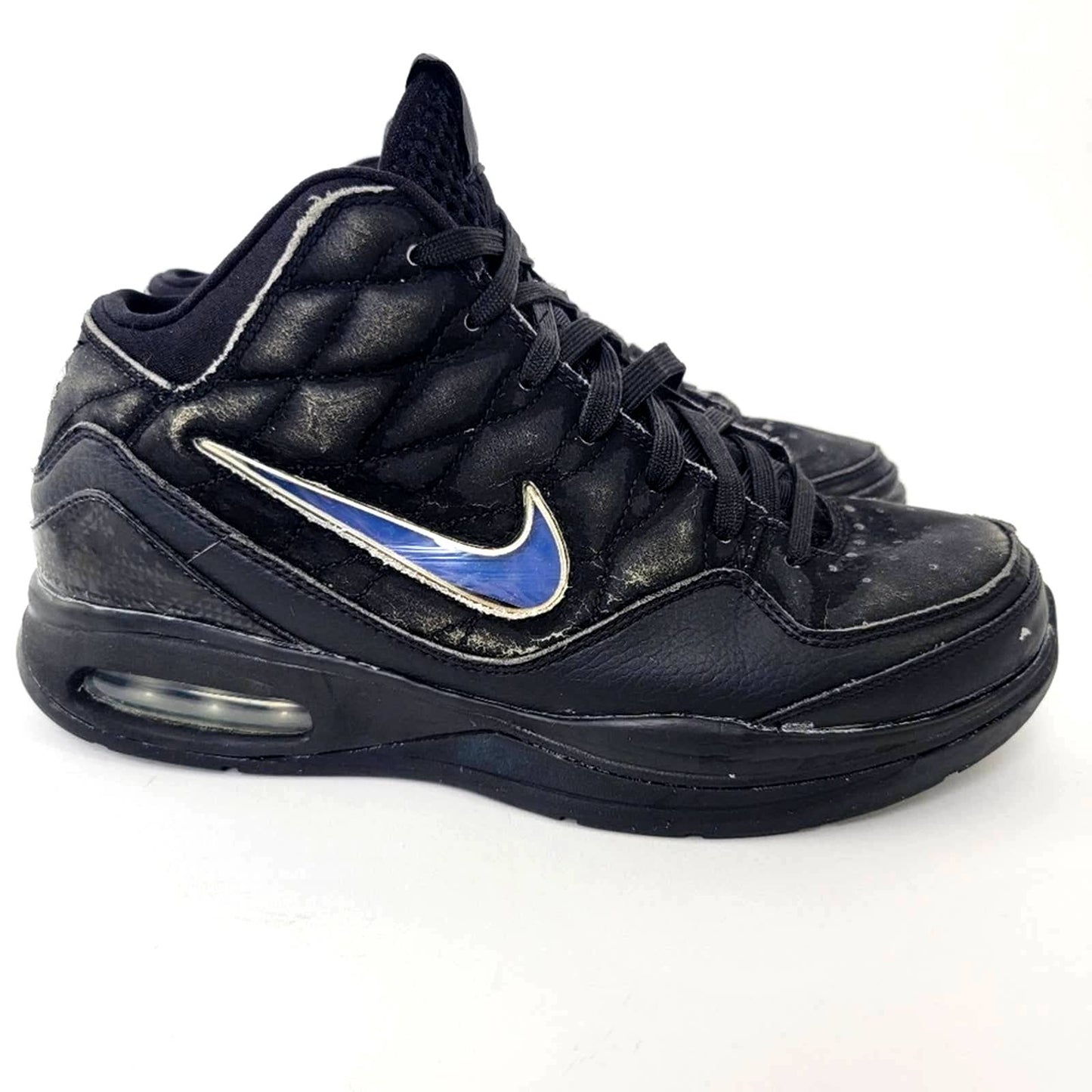 Nike Black & Blue Chip Basketball Shoes - 8.5/10