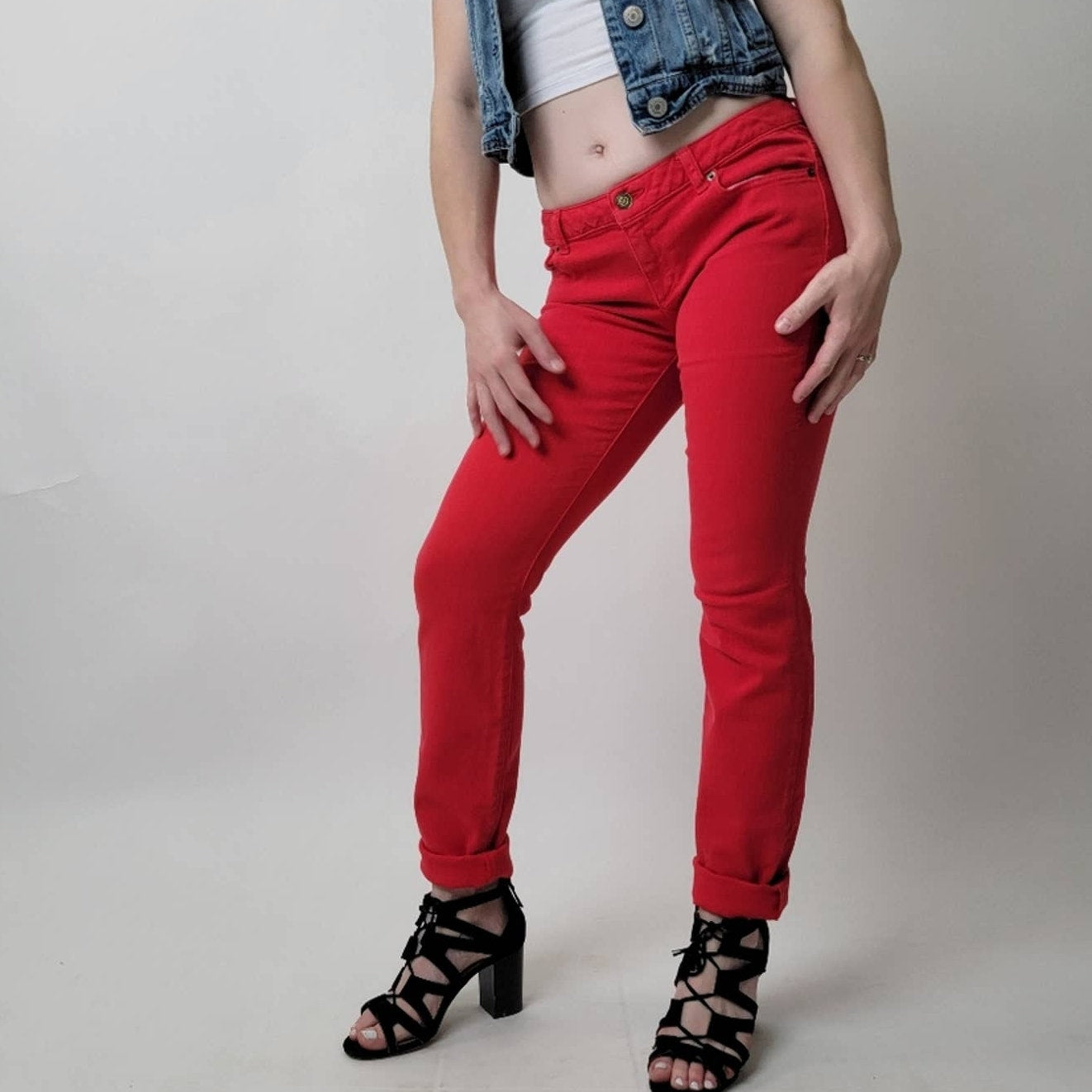 MICHAEL KORS Sea coral izzy skinny jeans - 4 PULL