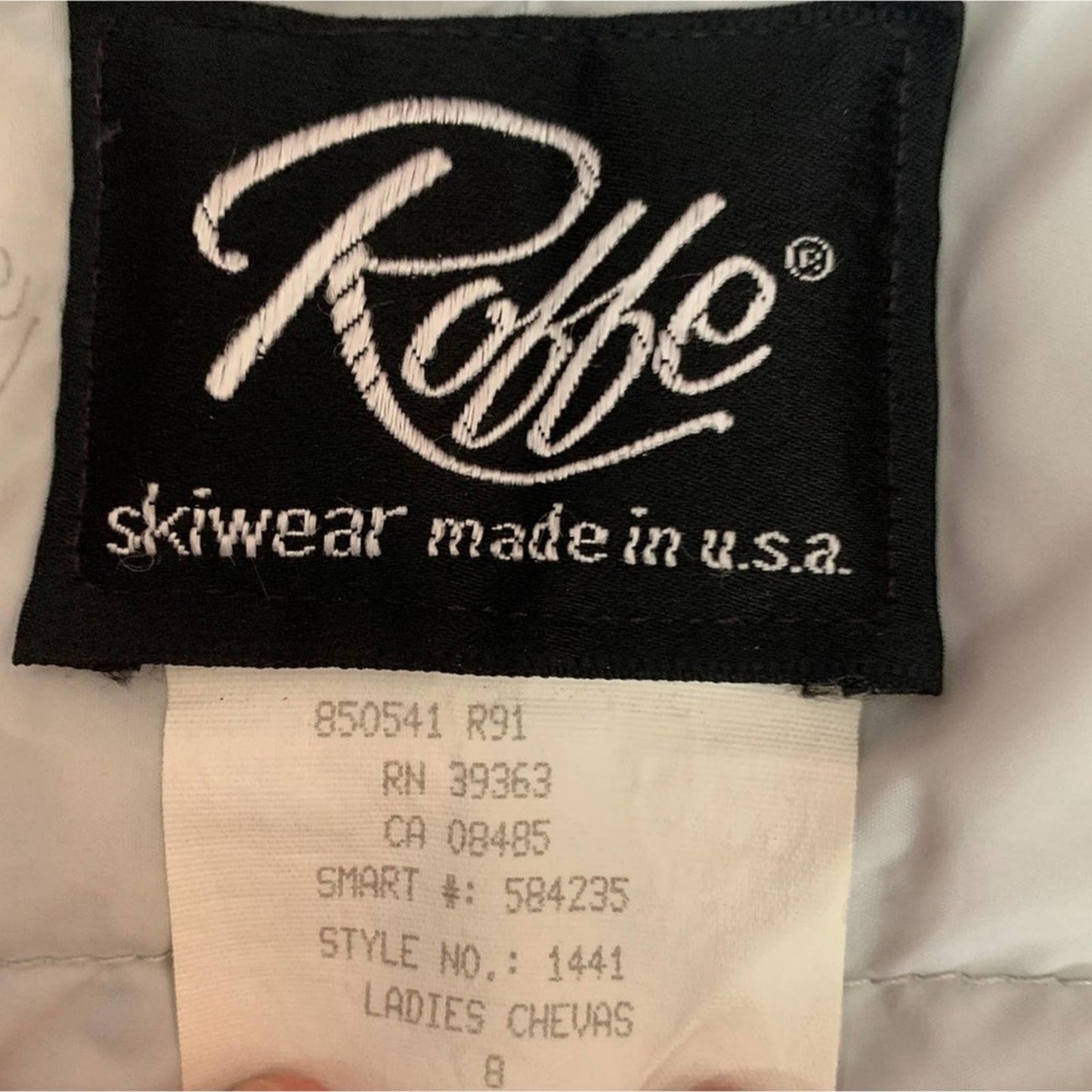 Vintage 90s Roffe Puffer Ski Jacket - M