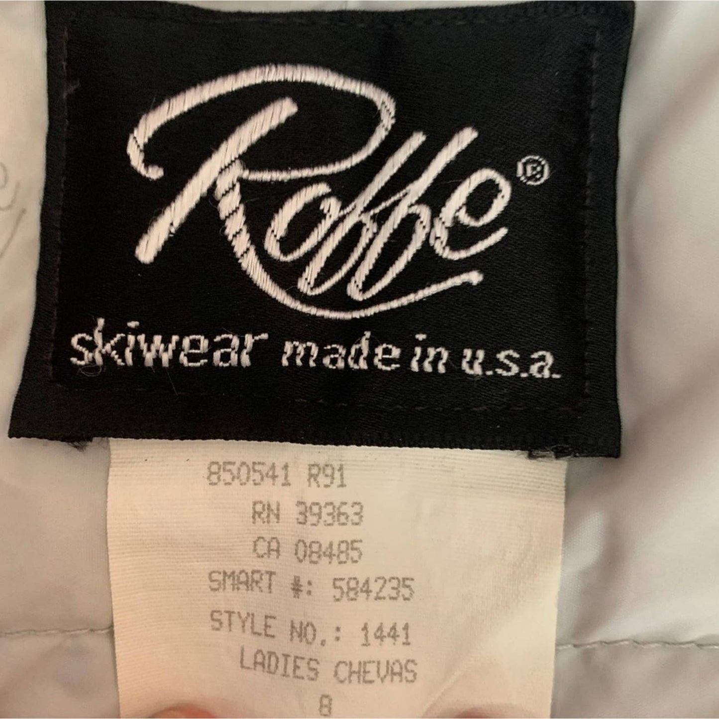 Vintage 90s Roffe Puffer Ski Jacket - M