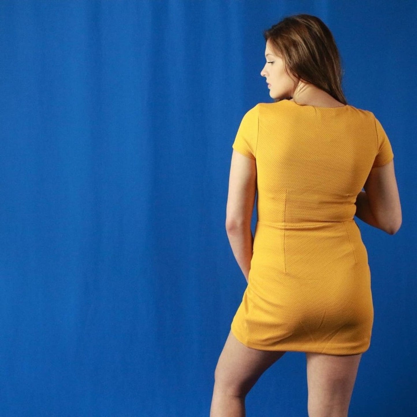 NEW H&M Mustard Yellow Dress - 8