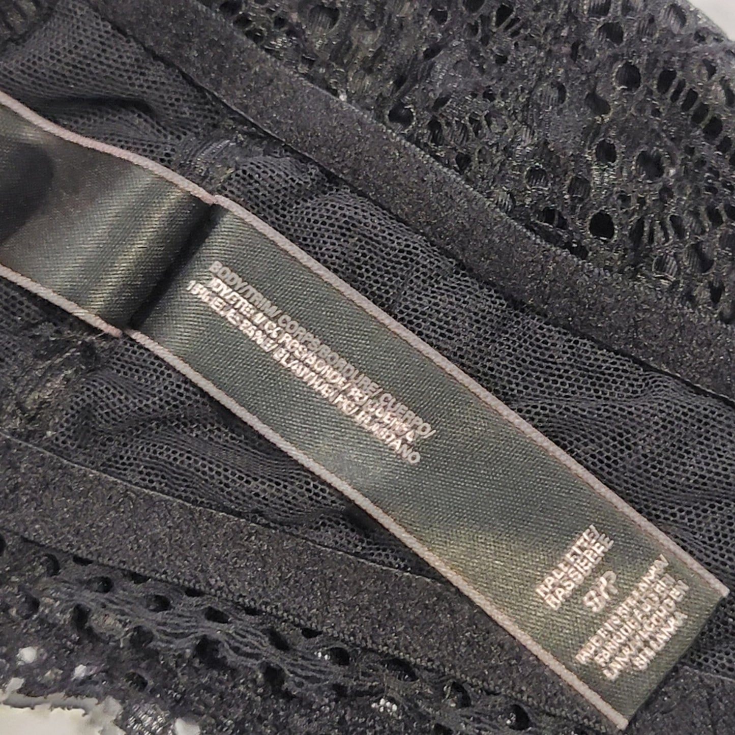 Victoria's Secret Black Lace Halter Bralette - S