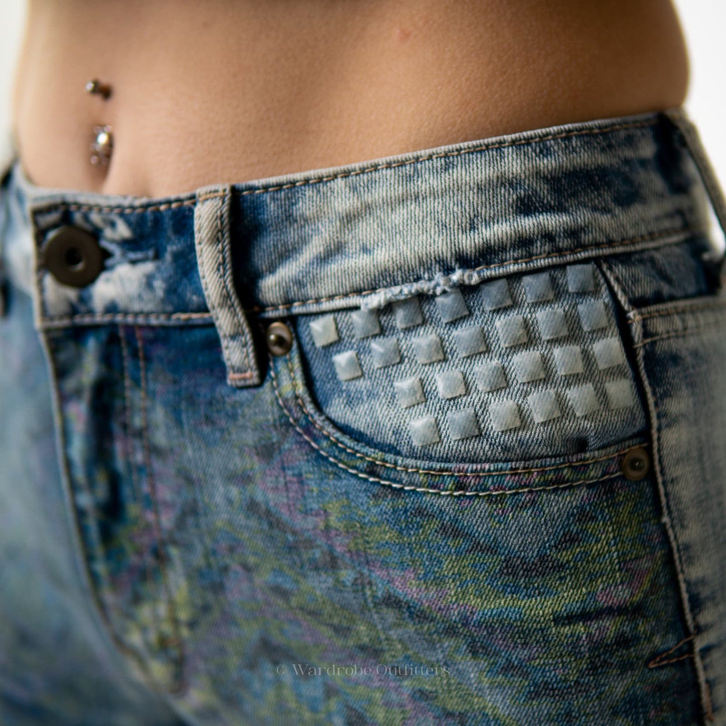 Bethany Mota for Aeropostale Denim High Rise Shorty Shorts