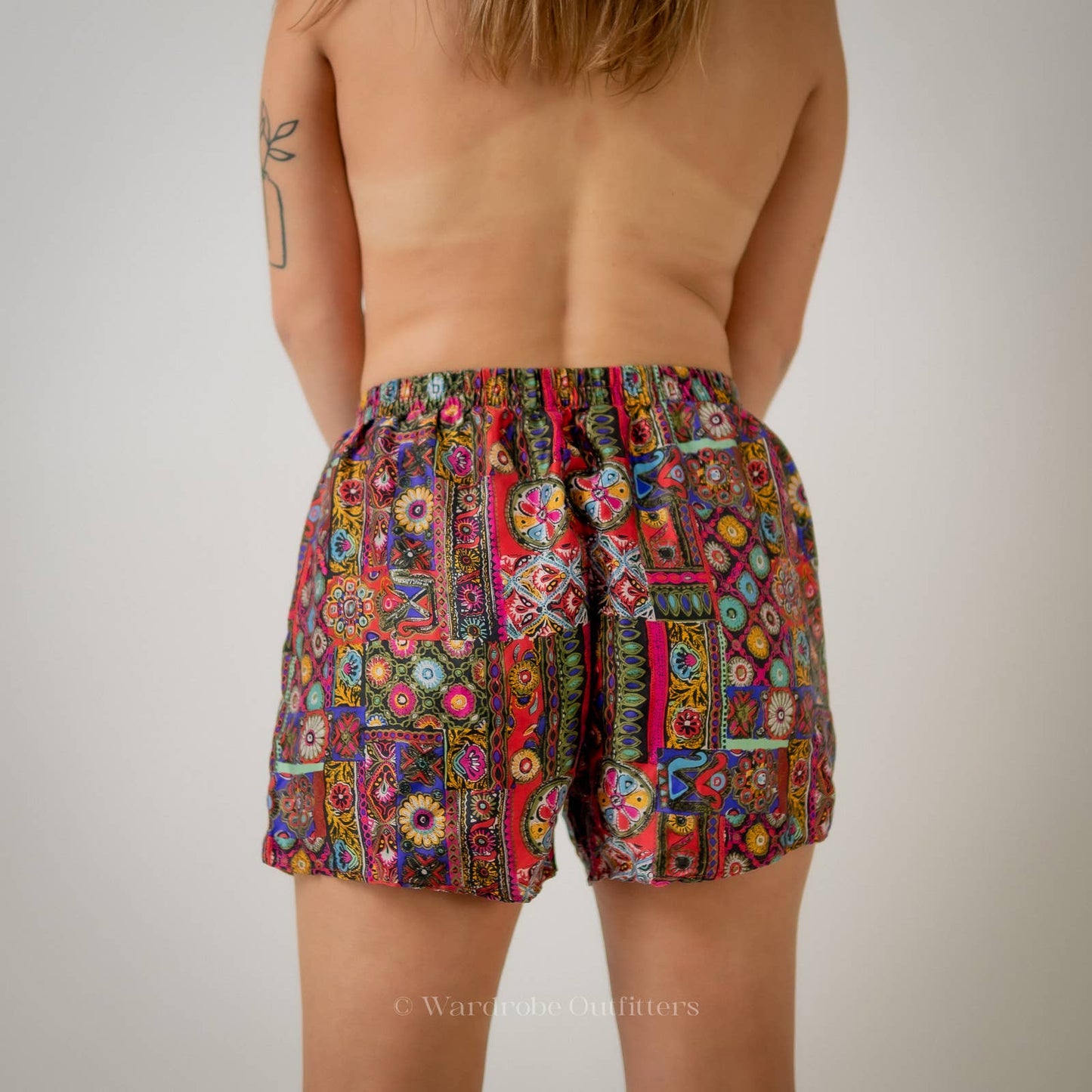 Robert Stock Silk Boxer Shorts