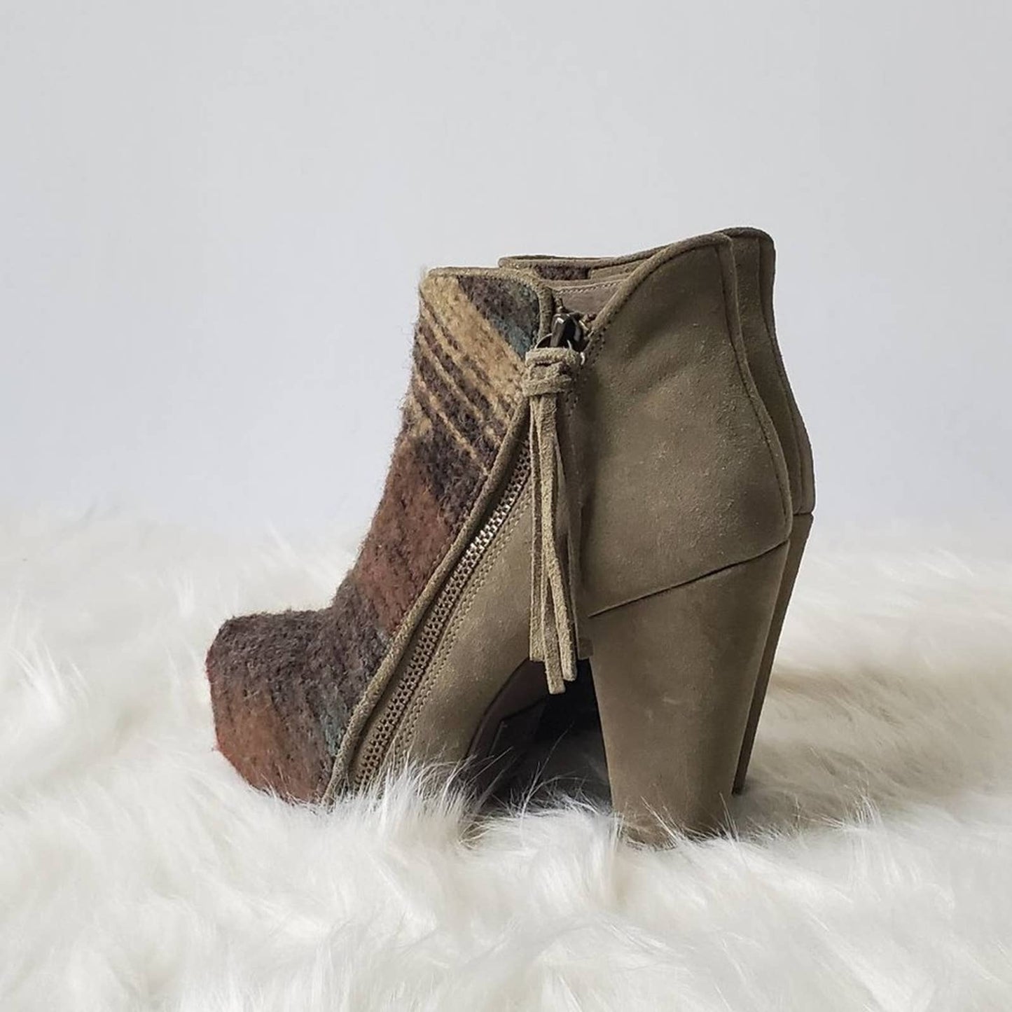 Vogue Picante Aztec Chunky Platform Boots - 6