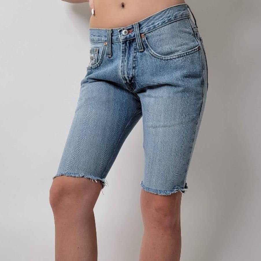 Vintage Cinch Rocky Mtn. Skinny Cutoff Denim Jean Shorts -29