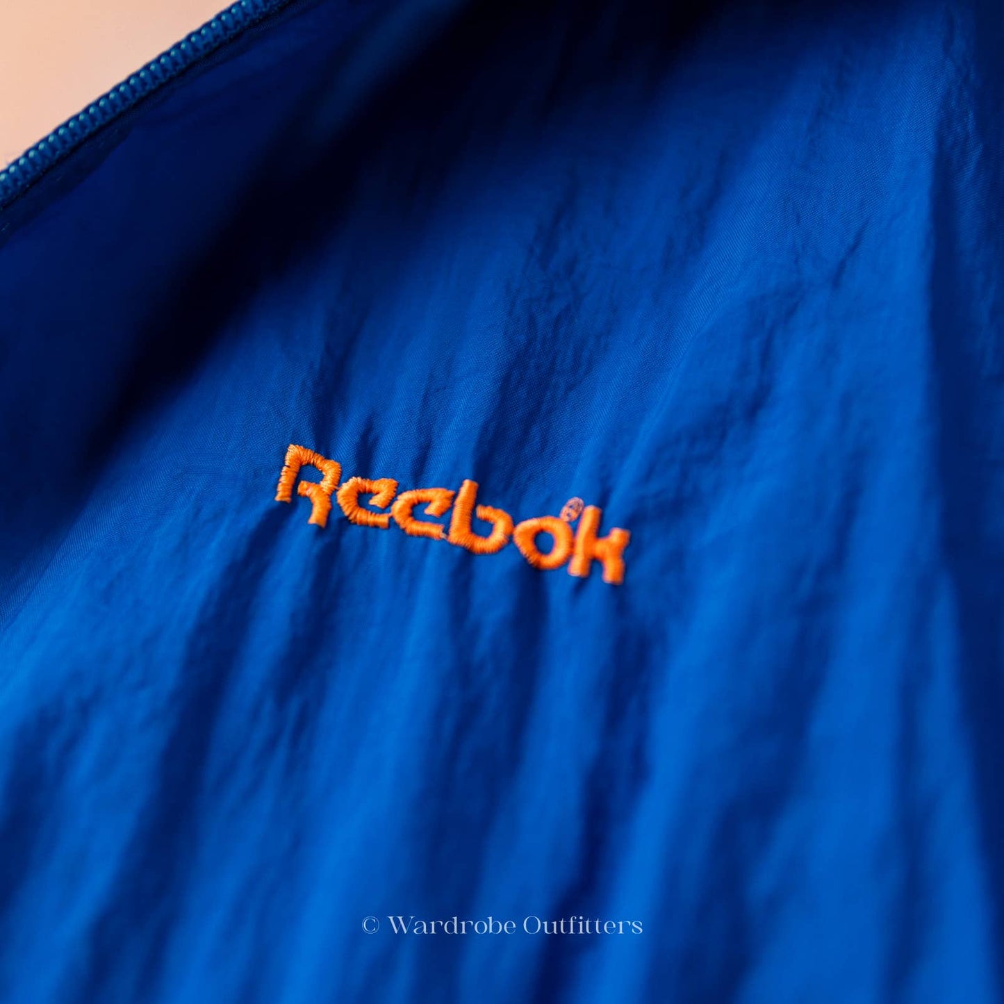 Vintage 80s Pastel Reebok Track Jacket Windbreaker