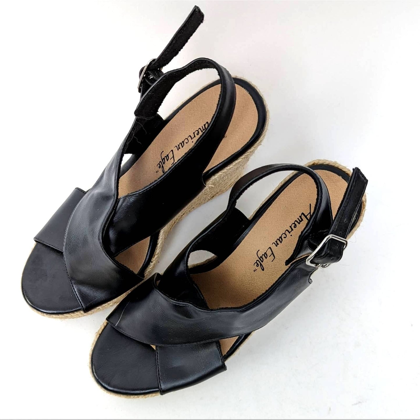 AE Outfitters Platform Espadrille Wedge Sandals - 8.5
