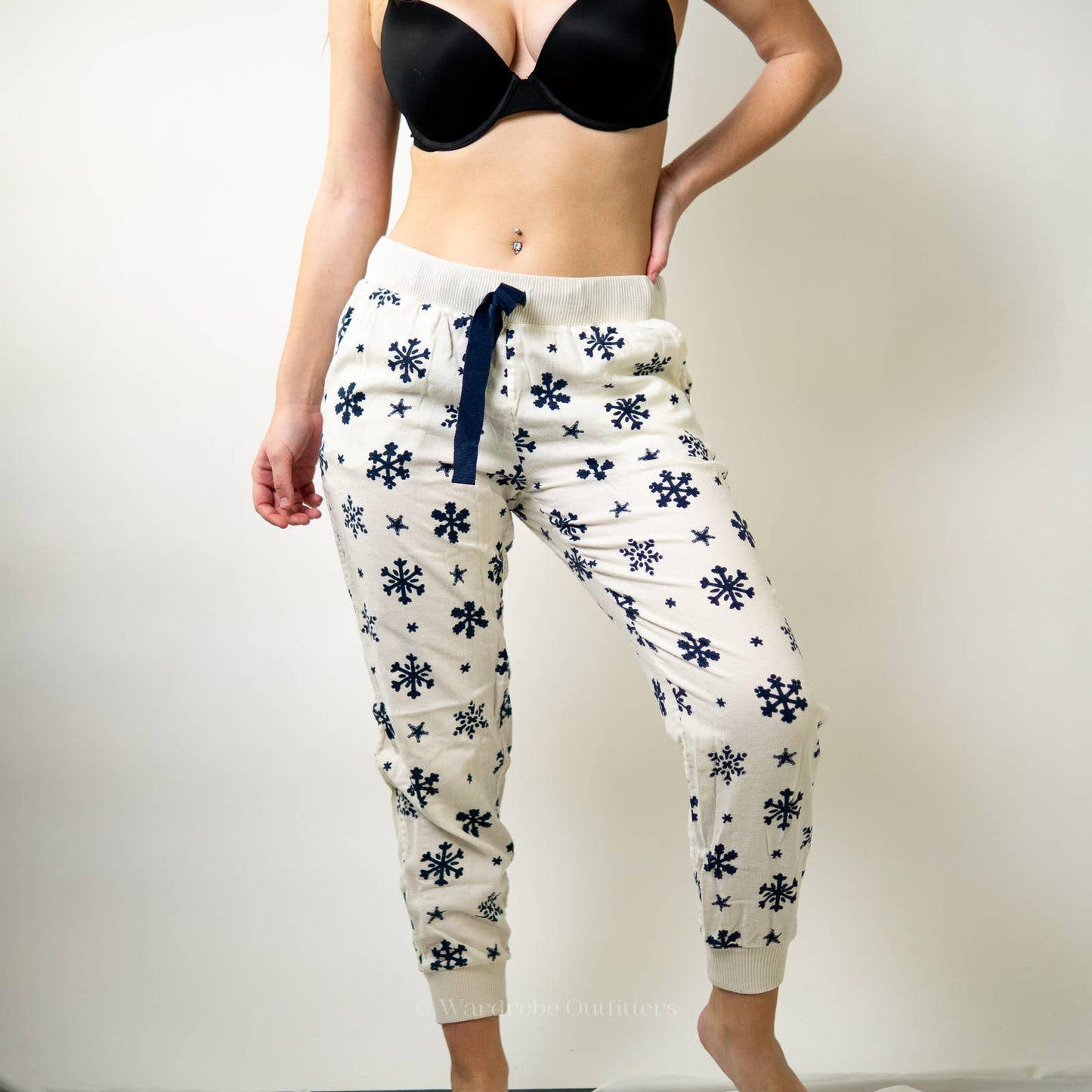 Aerie Cotton Snowflake Pajama Bottoms