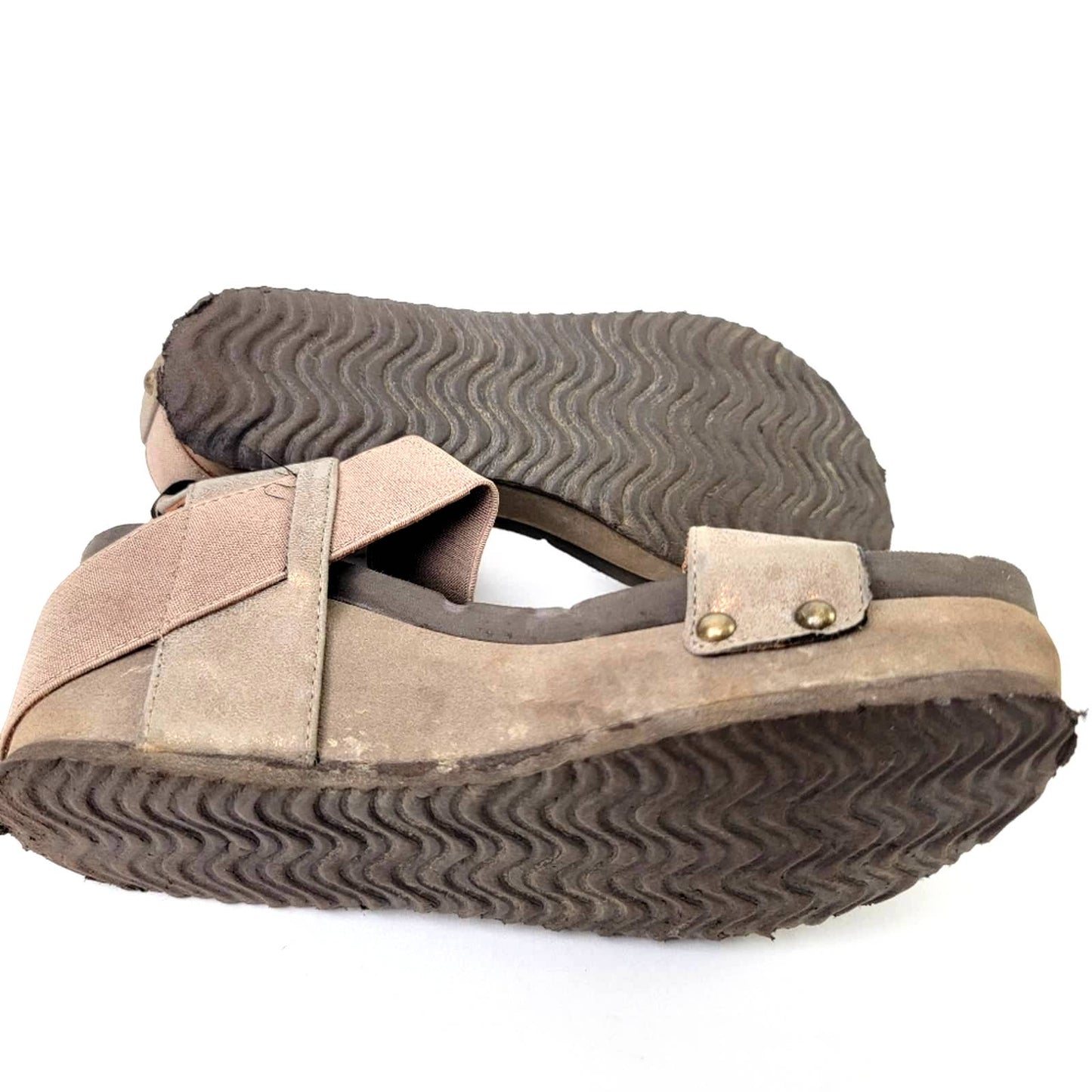 Hokus Pokus Tala Chunky Platform Strappy Wedge Heel Sandals - 6.5