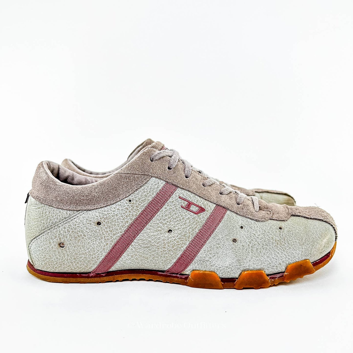 Vintage Y2K Diesel Evelyn Suede Leather Sneakers Shoes