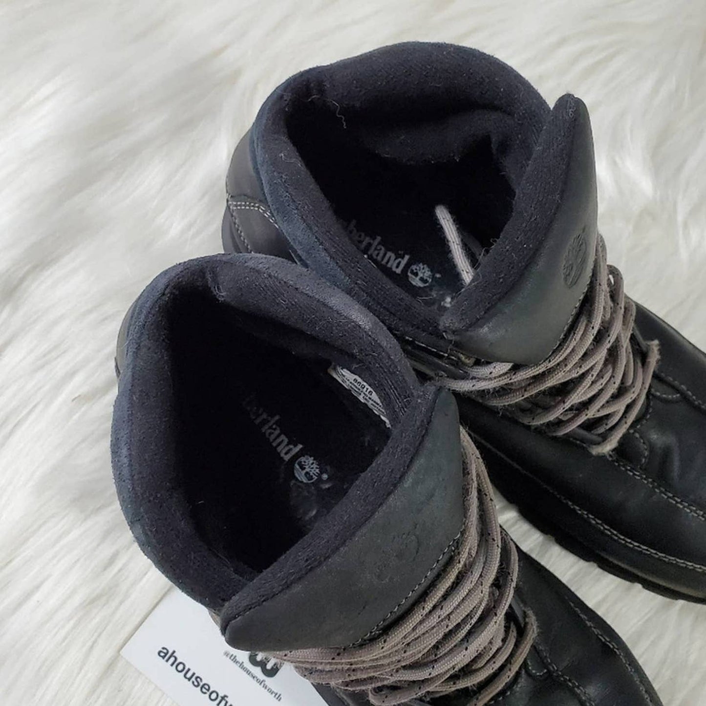 Timberland Chukka Ankle Boots Black Leather - 6M