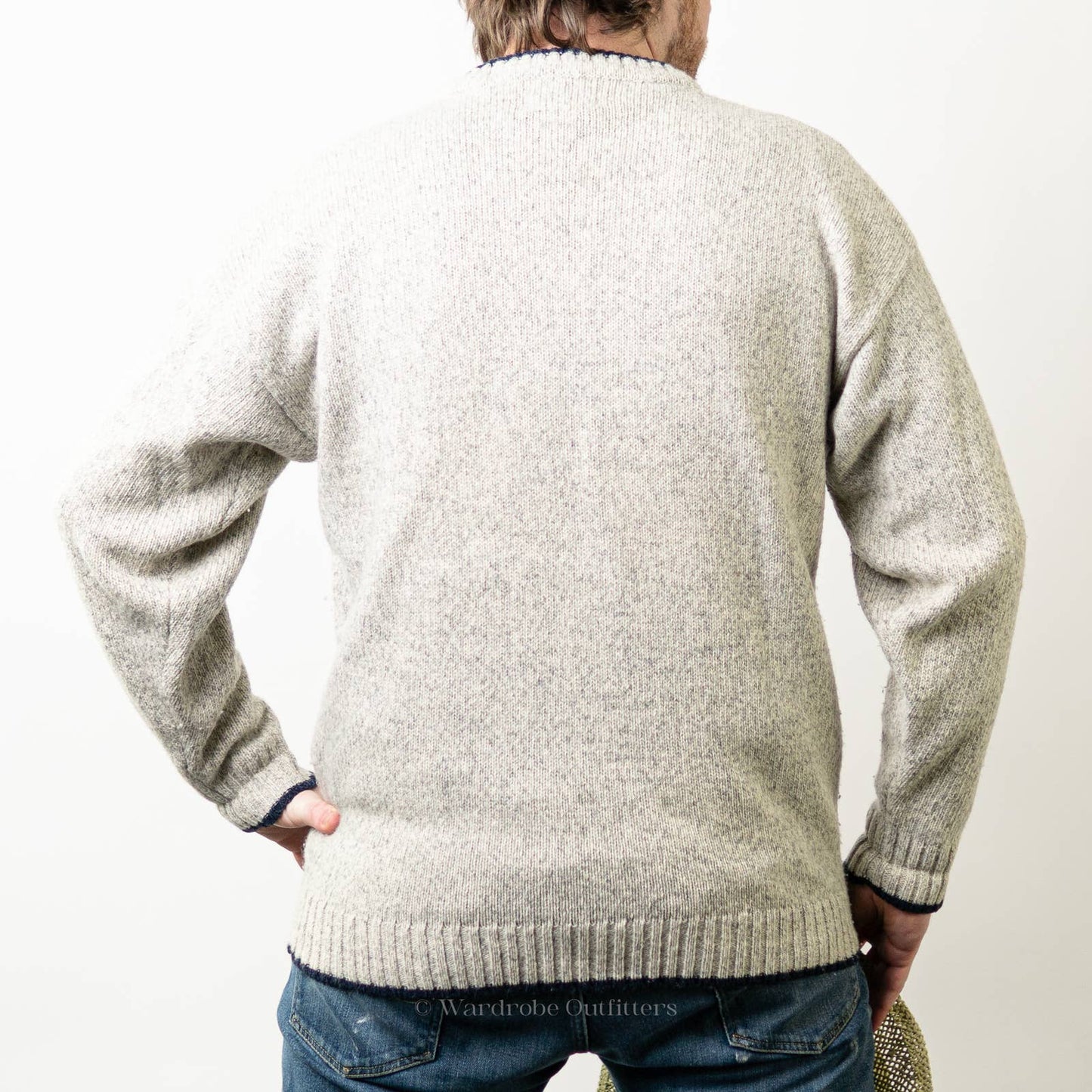 Vintage 90s Woolrich Grey Heather Wool Sweater
