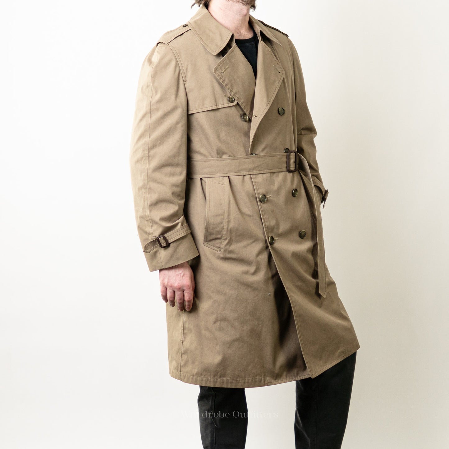 Vintage London Fog Maincoats Tan Trench Pea Coat