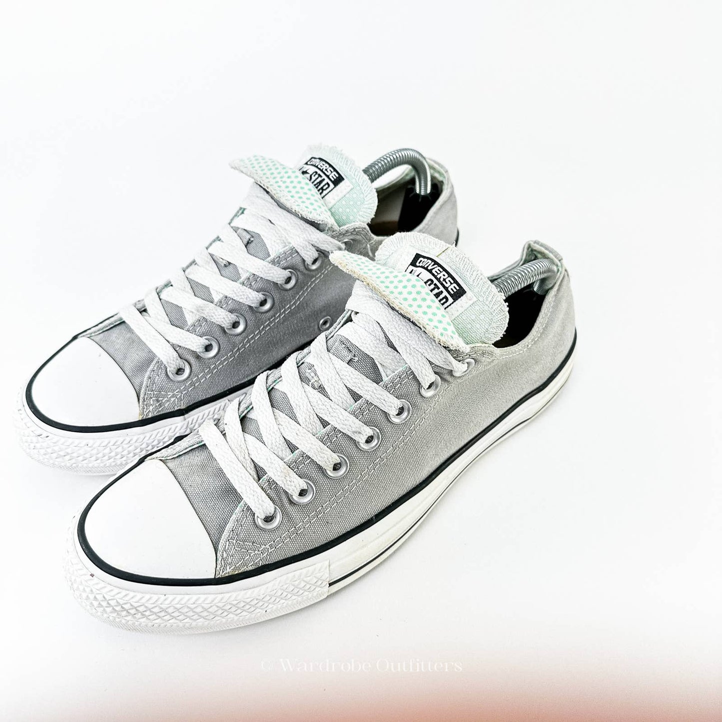 Mint Converse All Star Double Tongue Lo Top OxSneakers - 7