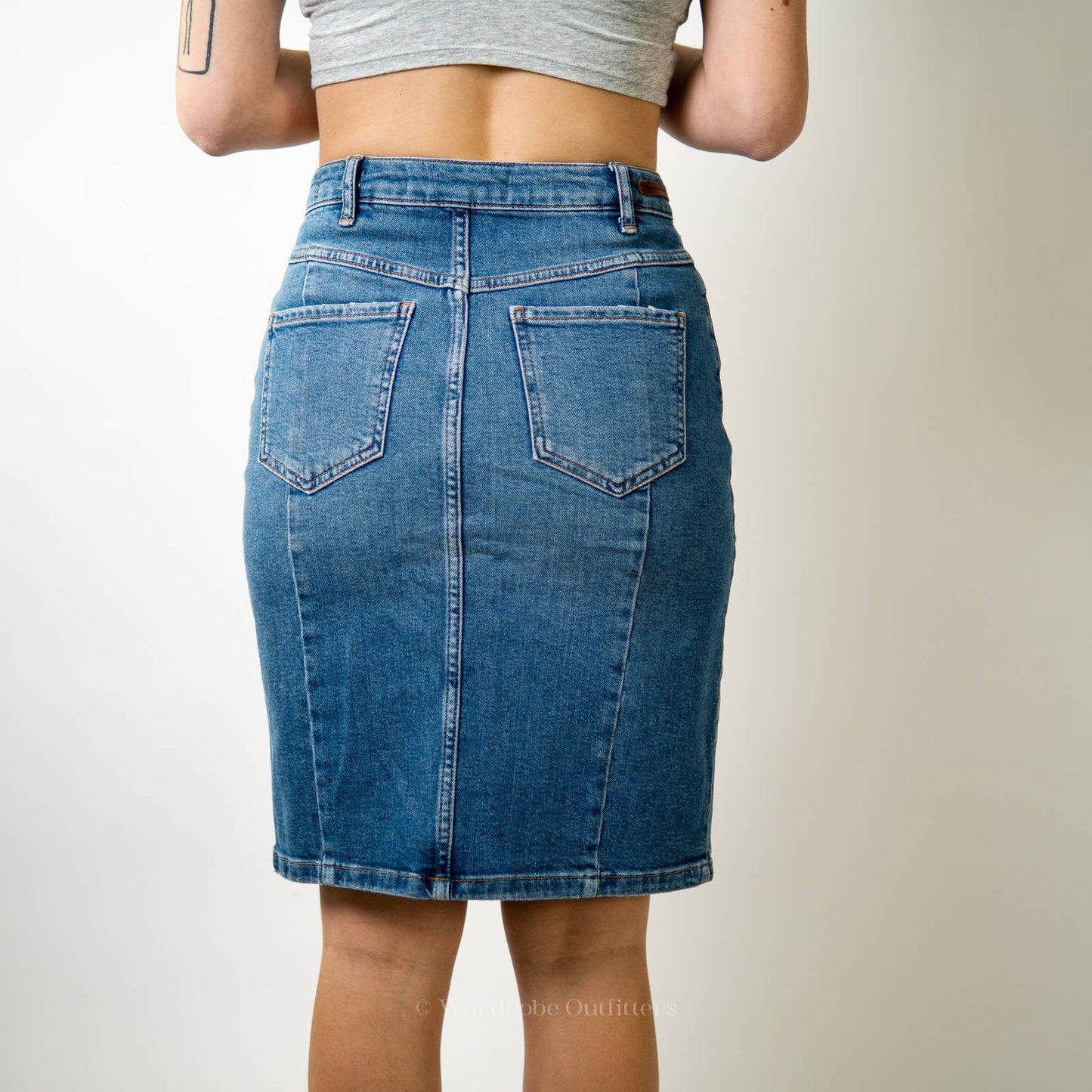 Anthropology & Pilco Denim Jean Pencil Skirt